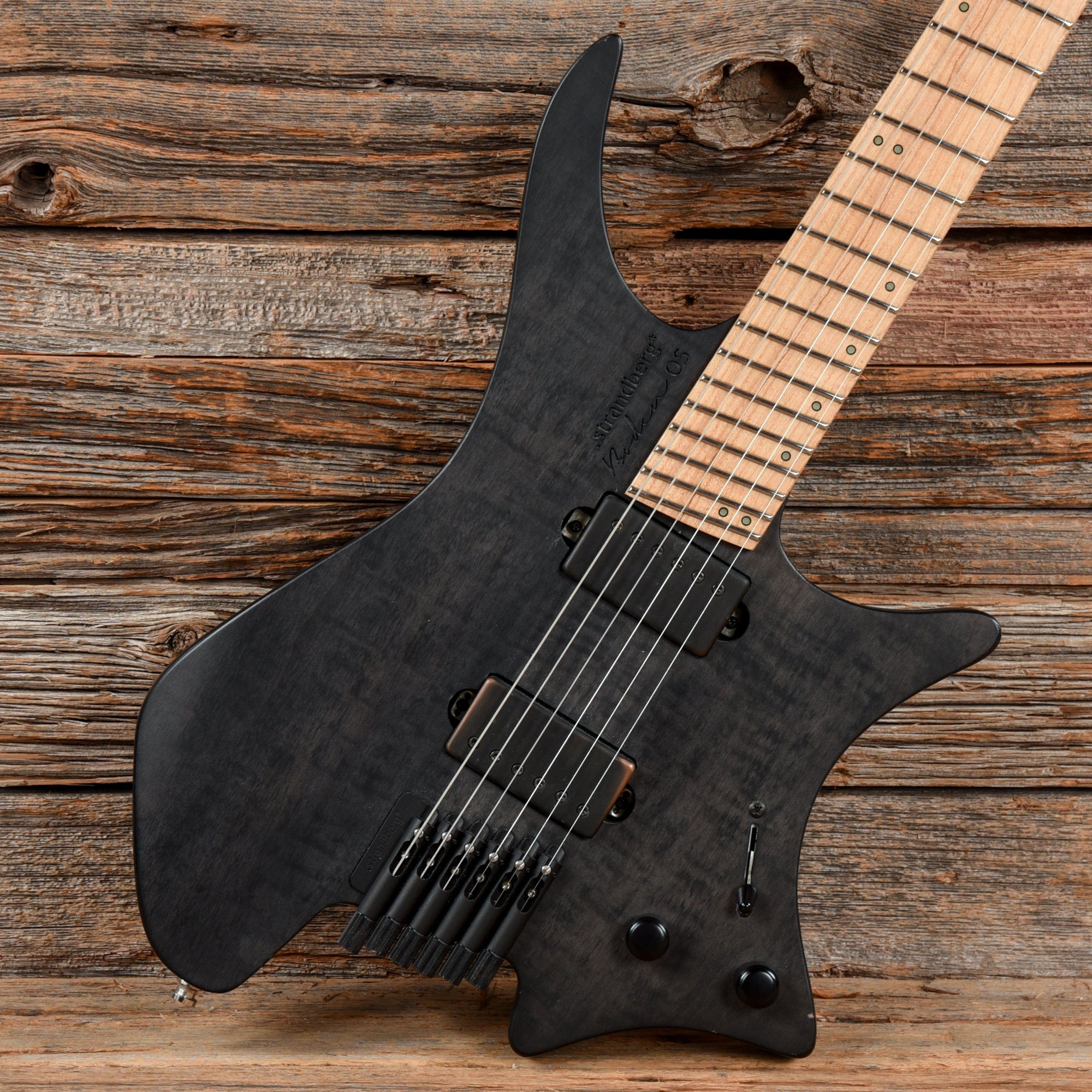 Strandberg Boden OS 6 Tranparent Black 2015 – Chicago Music Exchange