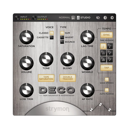 Strymon Deco Tape Saturator and Doubletracker Plug-in Download