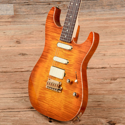 Suhr Limited Edition Standard Legacy Okoume/Curly Maple Sunburst Electric Guitars / Solid Body