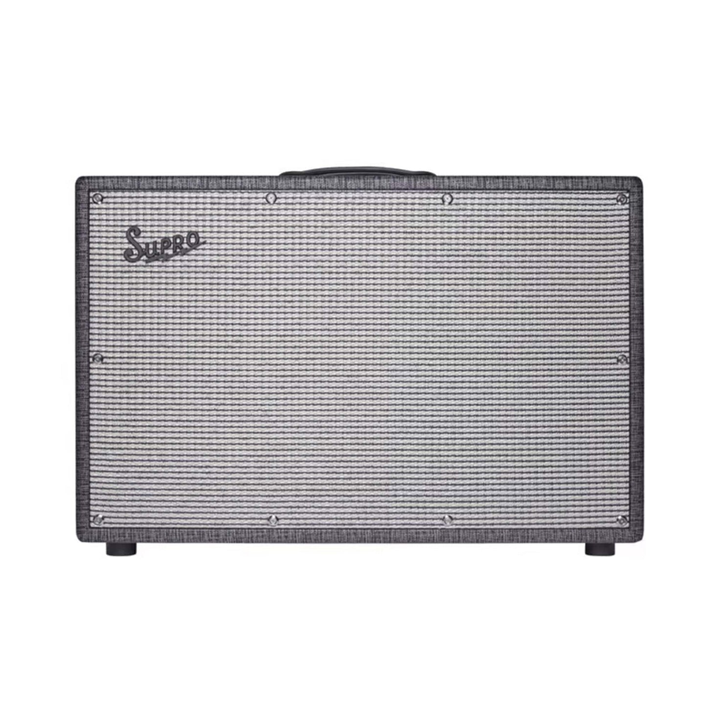 Supro Black Magick 2x12 Guitar Amp Cabinet Black Rhino Amps / Guitar Cabinets