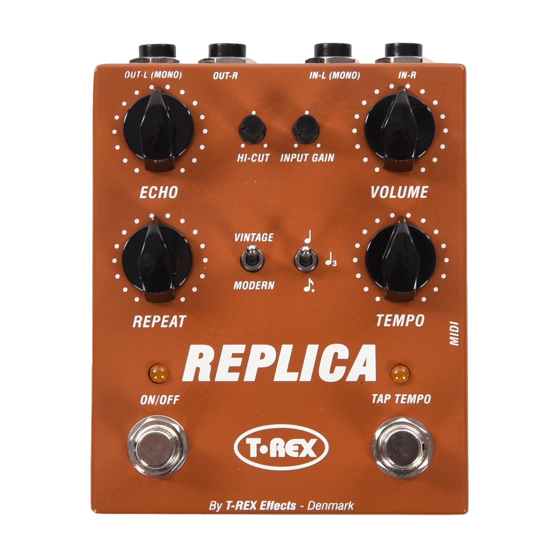 T-Rex Replica Stereo Delay Pedal Effects and Pedals / Delay