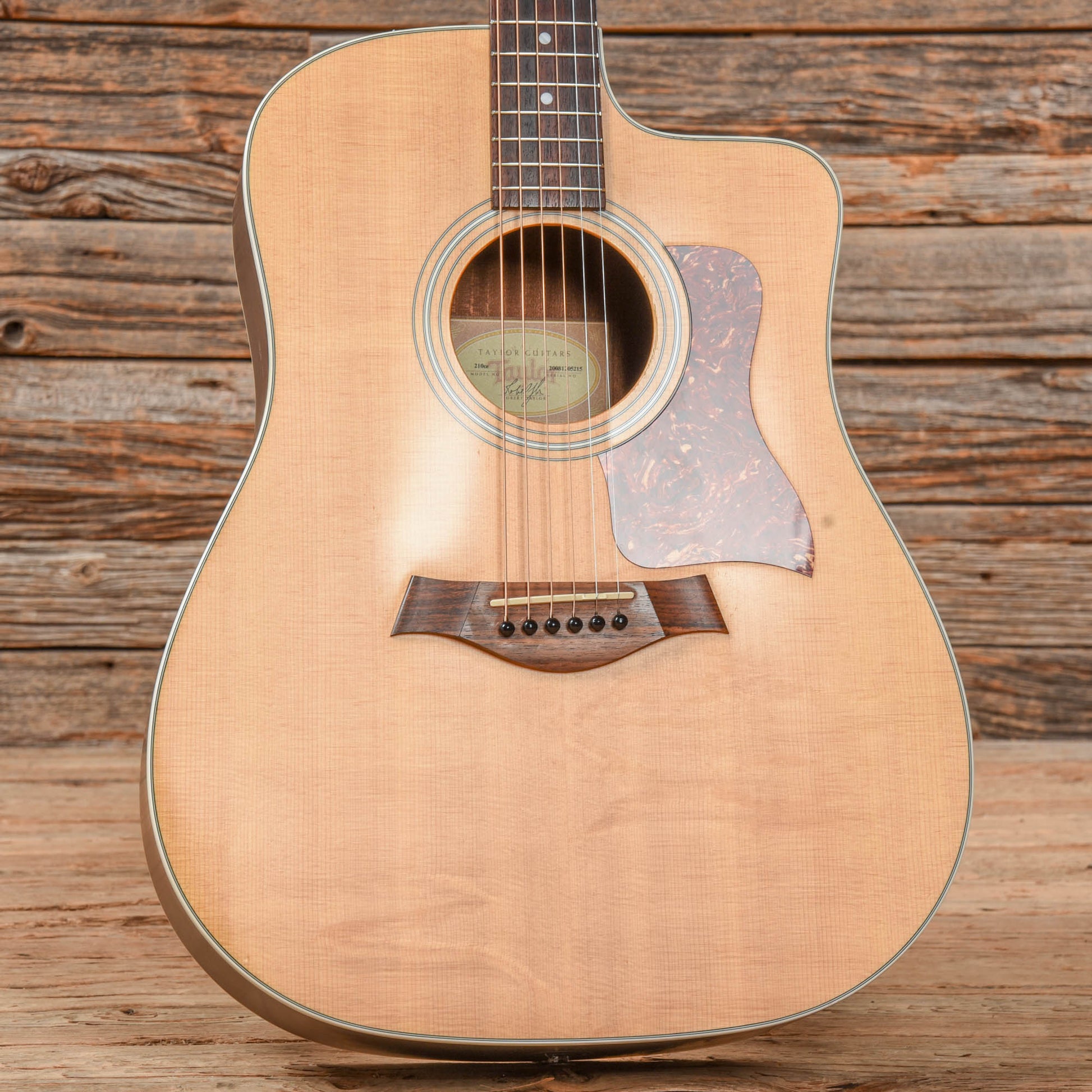 Taylor 210ce Natural 2008 Acoustic Guitars / Dreadnought