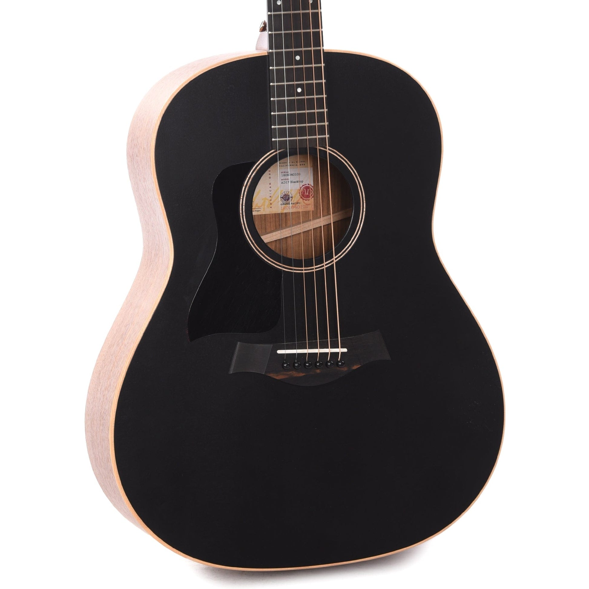 Taylor 2020 American Dream AD17 Spruce/Ovangkol Blacktop LEFTY w/AeroCase Acoustic Guitars / Left-Handed