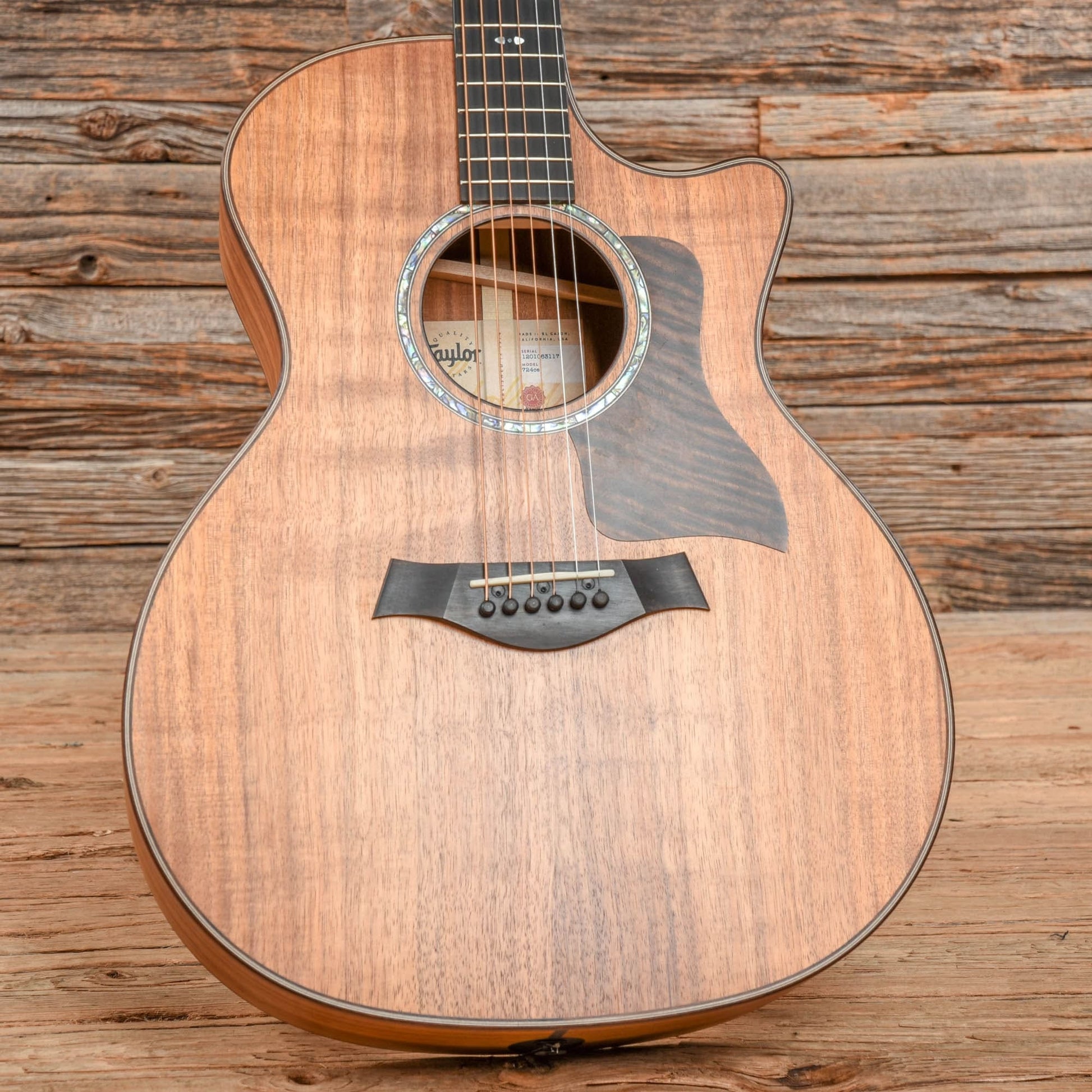 Taylor 724ce Hawaiian Koa Natural 2023 Acoustic Guitars / OM and Auditorium