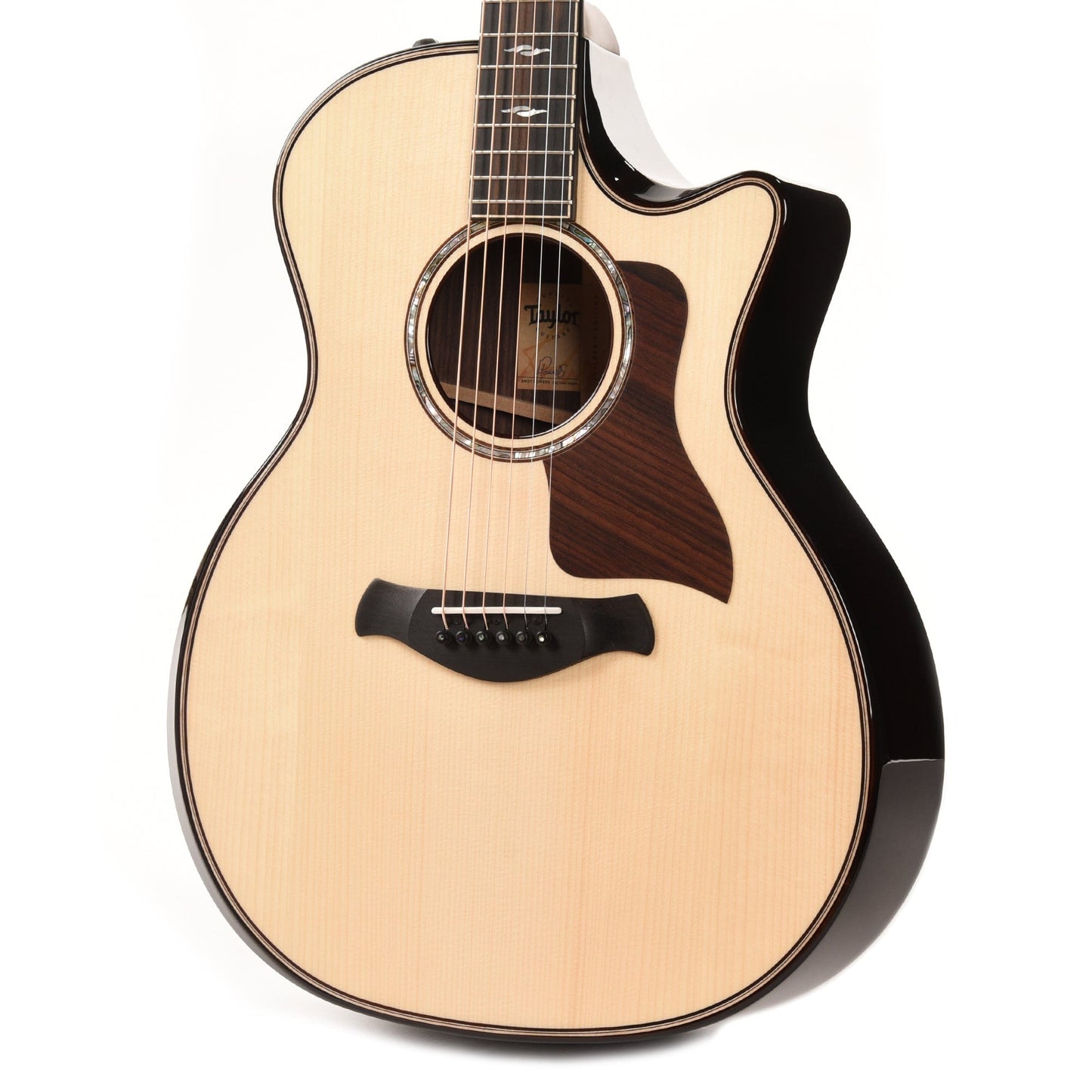 Taylor Builder's Edition 814ce Grand Auditorium Adirondack/Rosewood Natural ES2 Acoustic Guitars / OM and Auditorium