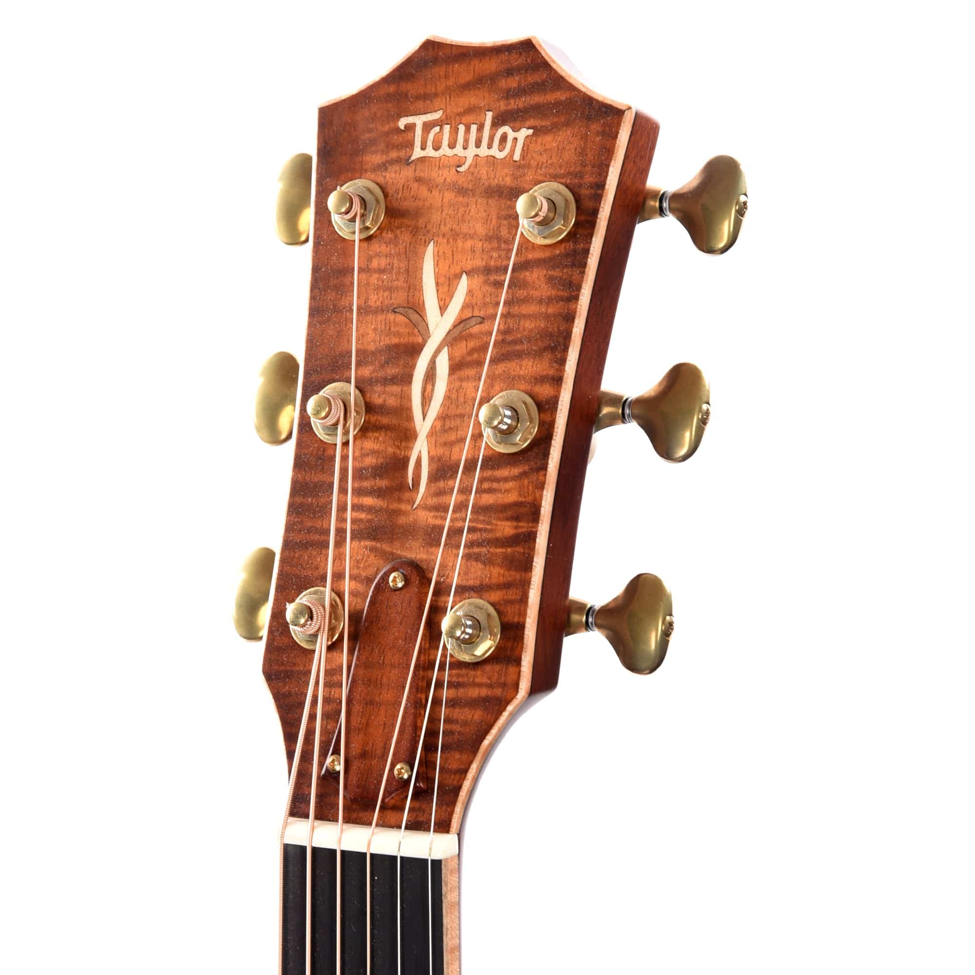 Taylor Custom Grand Auditorium Master Grade Koa Satin Shaded Edgeburst w/Figured Maple Binding & Bouquet Inlay Acoustic Guitars / OM and Auditorium