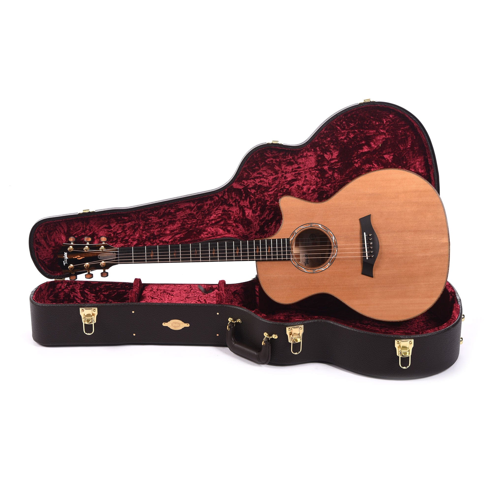 Taylor Custom Grand Auditorium Torrefied Sitka/Quilted Big Leaf Maple Natural Acoustic Guitars / OM and Auditorium