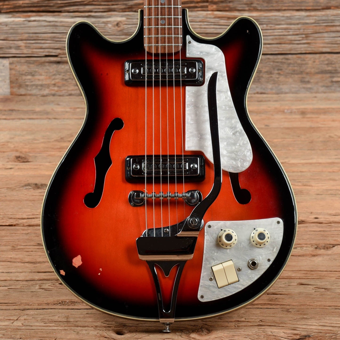 Teisco EP-8T Sunburst 1960s Electric Guitars / Hollow Body