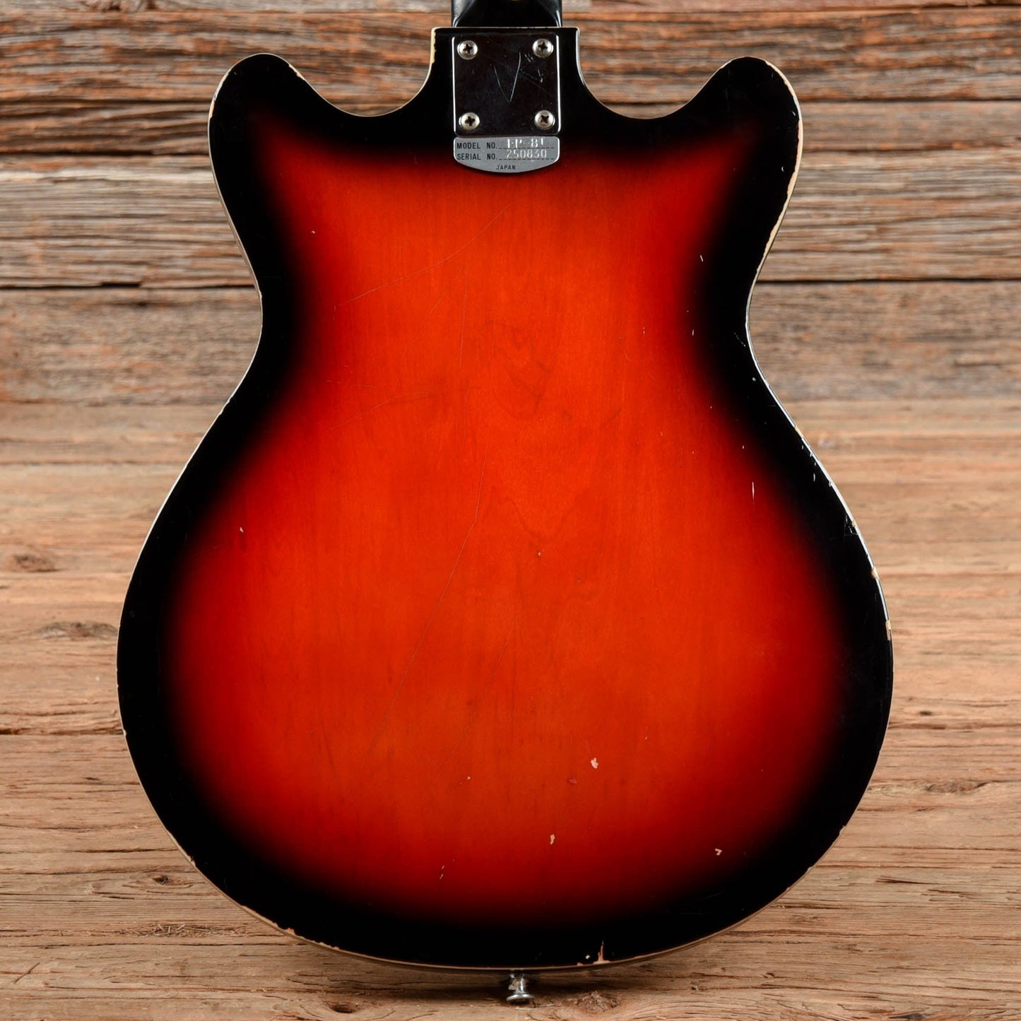 Teisco EP-8T Sunburst 1960s Electric Guitars / Hollow Body