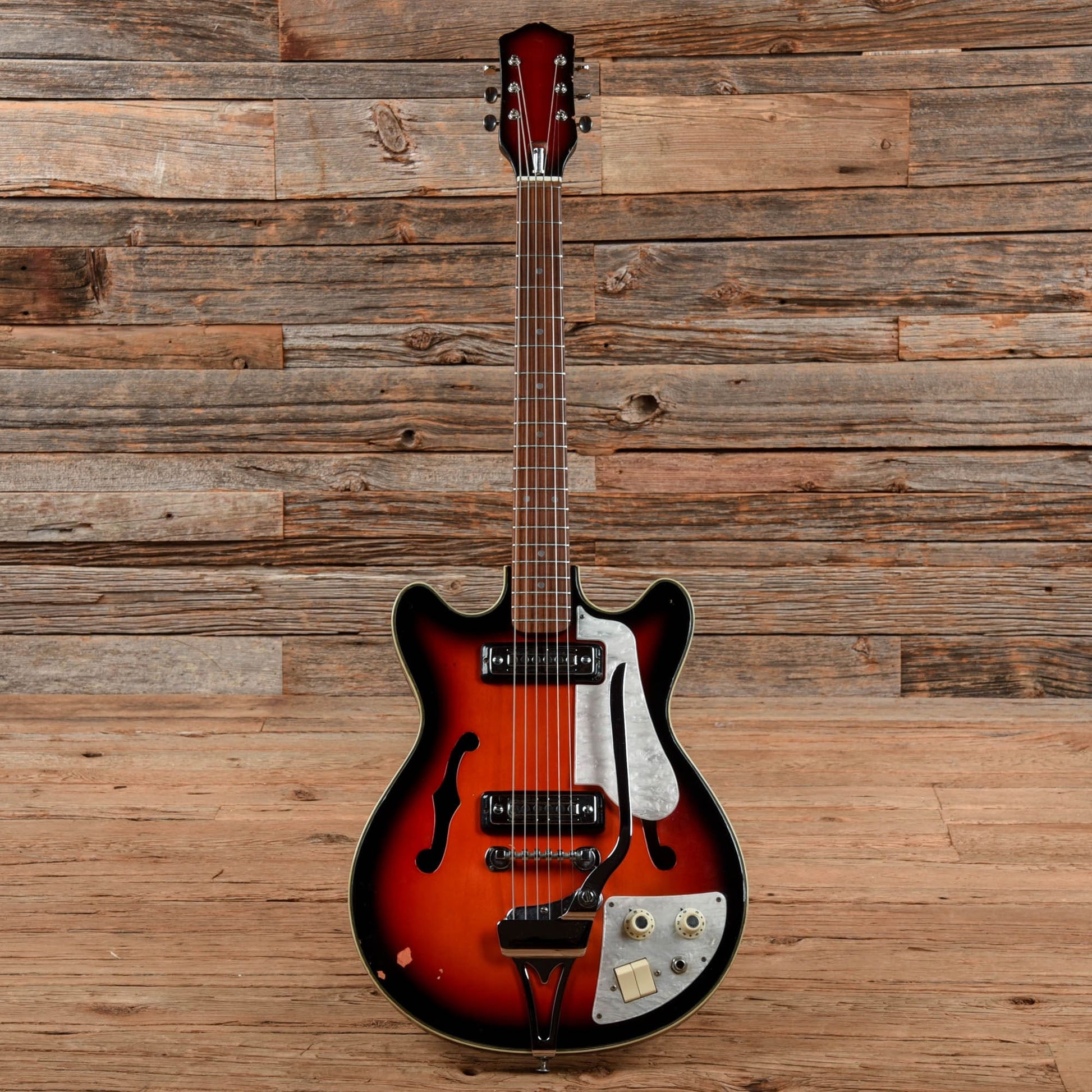 Teisco EP-8T Sunburst 1960s Electric Guitars / Hollow Body