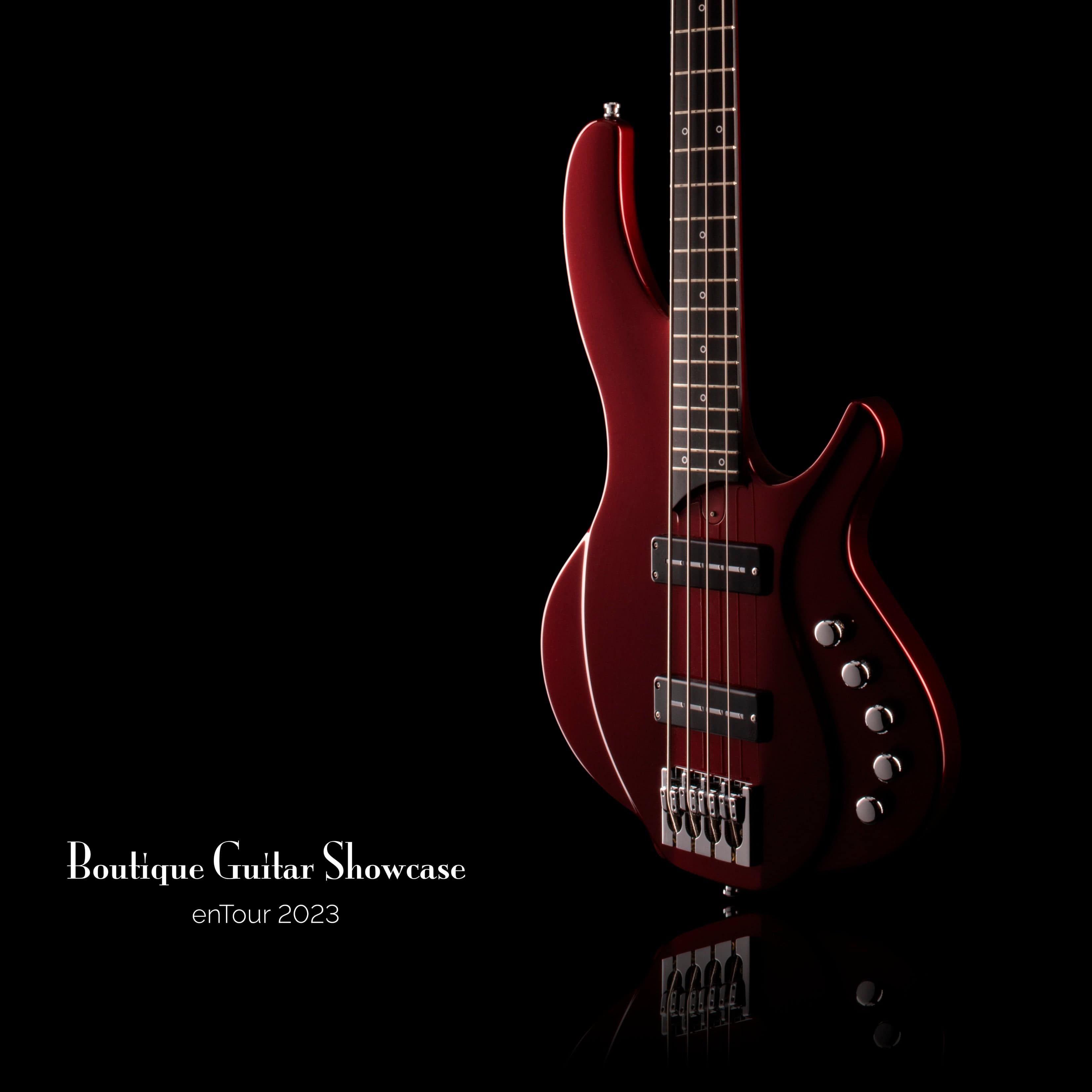 Torzal Guitars 35° Natural Twist NT4-34 Burgundy Metallic Satin Bass Guitars / 4-String