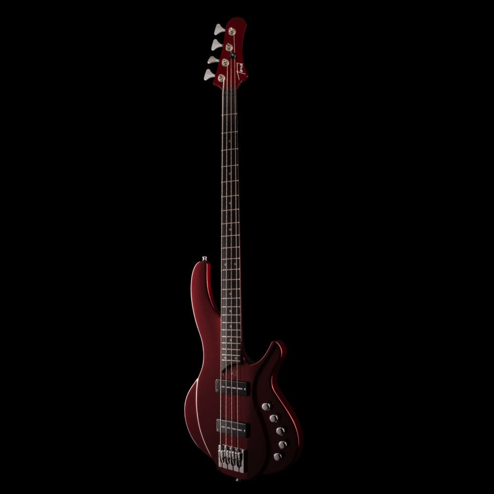 Torzal Guitars 35° Natural Twist NT4-34 Burgundy Metallic Satin Bass Guitars / 4-String