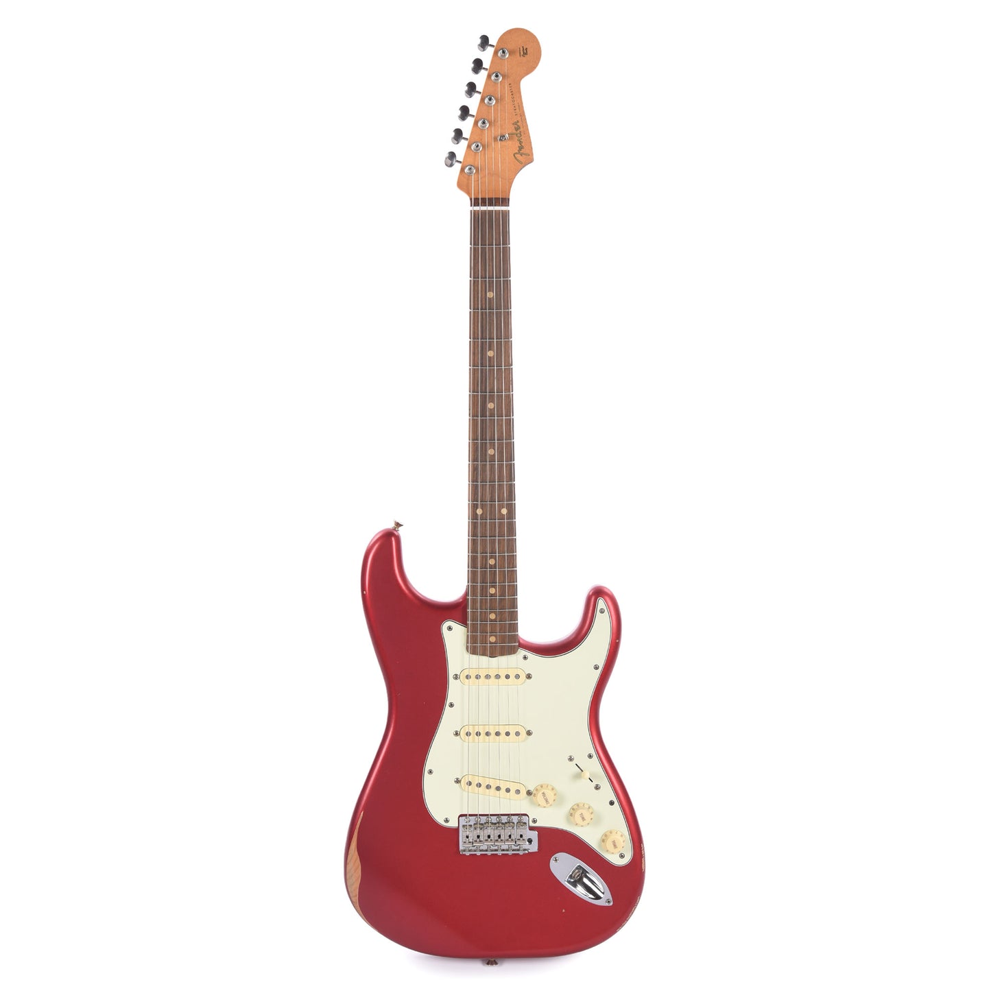 Fender Vintera Road Worn '60s Stratocaster Candy Apple Red w/Pure Vintage '59 Pickups