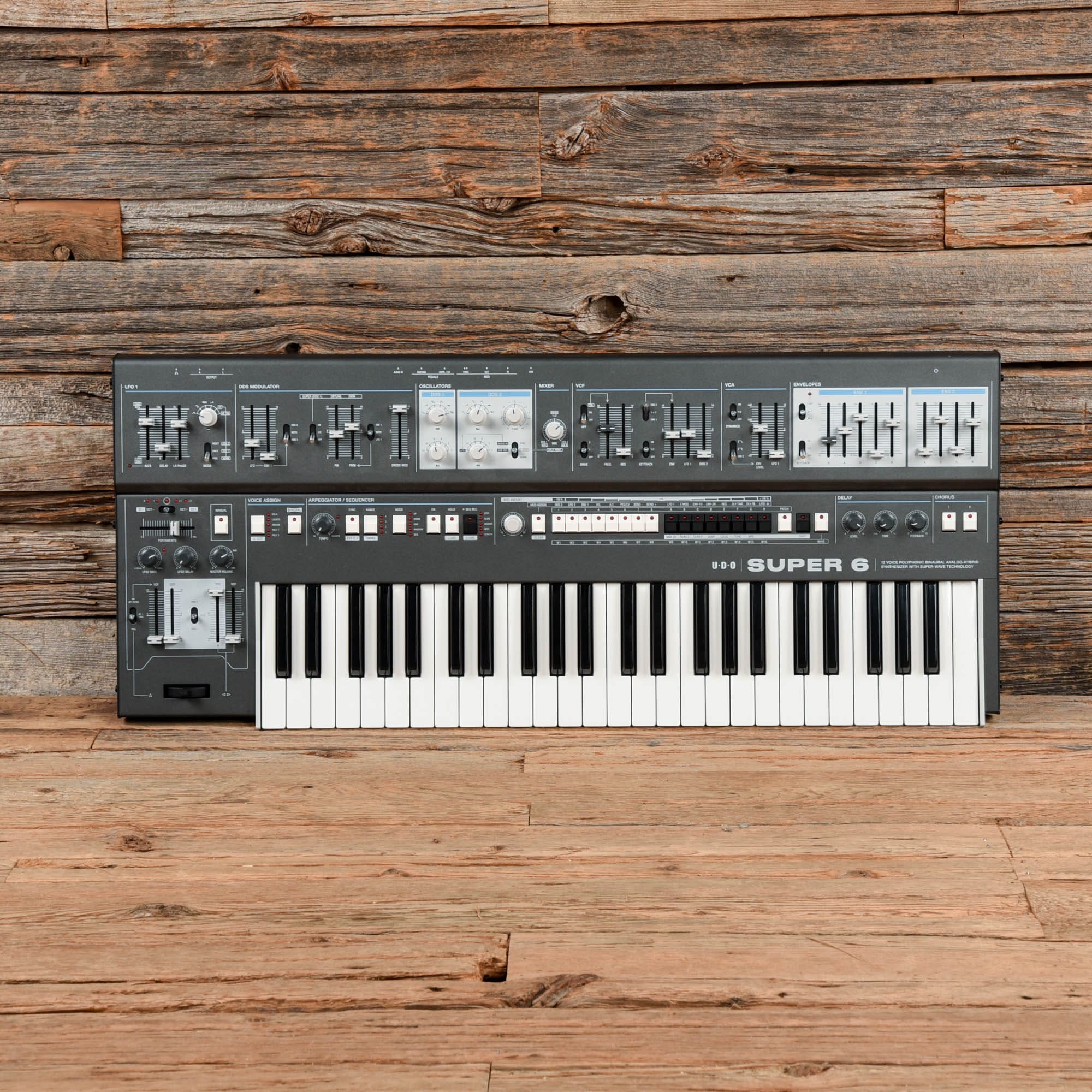 UDO Super 6 12-Voice Polyphonic Binaural Analog-Hybrid Synthesizer Keyboards and Synths / Synths / Analog Synths