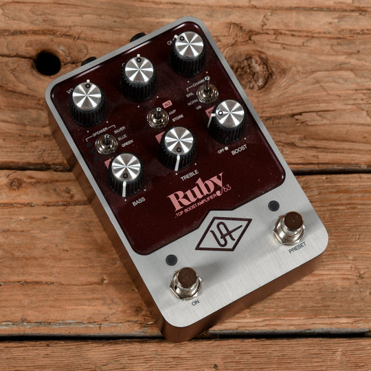 Universal Audio Ruby Effects and Pedals / Overdrive and Boost