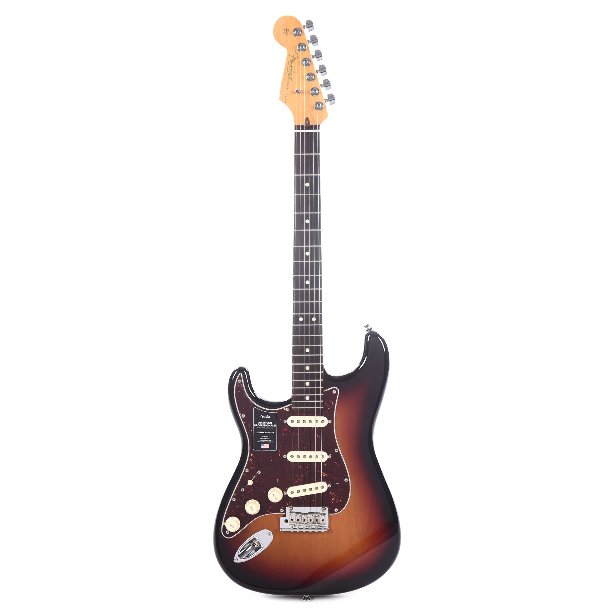 Fender American Professional II Stratocaster 3-Tone Sunburst LEFTY