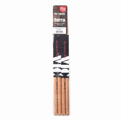 Vic Firth American Classic 7AT Terra Wood Tip Drum Sticks (3 Pair Bundle + 1 Free) Drums and Percussion / Parts and Accessories / Drum Sticks and Mallets