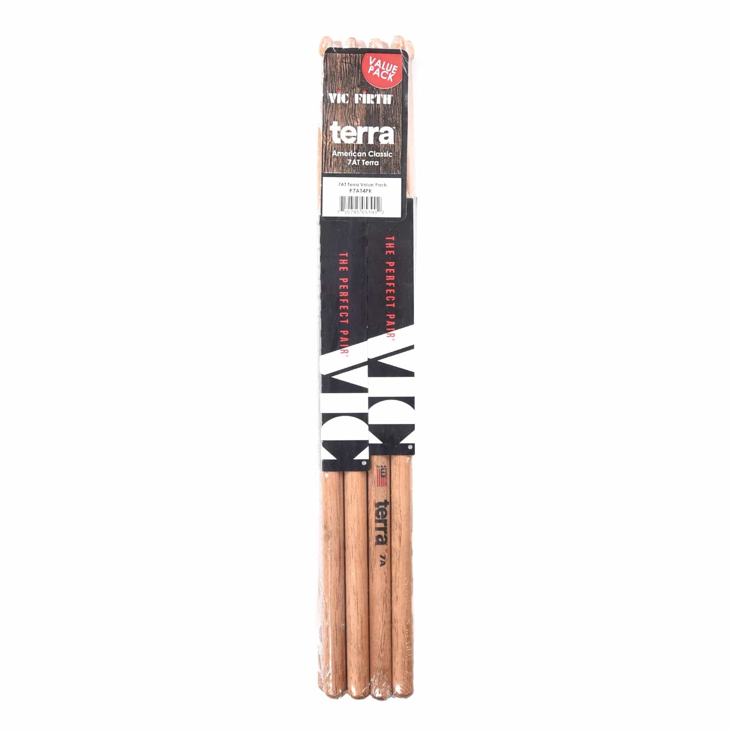 Vic Firth American Classic 7ATN Nylon Tip Drum Sticks (3 Pair Bundle + 1 Free) Drums and Percussion / Parts and Accessories / Drum Sticks and Mallets