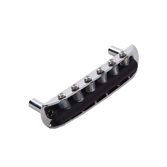 Waterslide Rubber Bridge For Jazzmasters/Jaguars/Offset Guitars Chrome Parts / Amp Parts