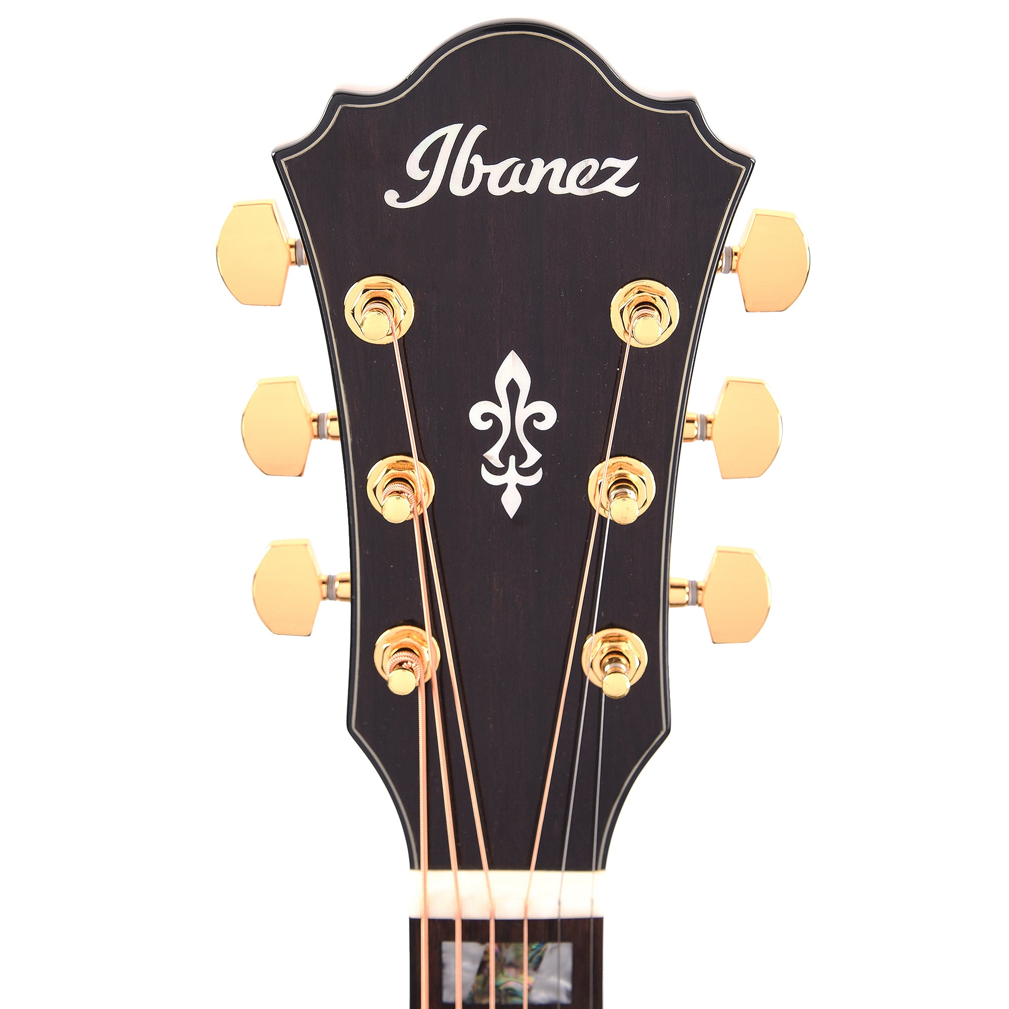 Ibanez AE390NTA Acoustic-Electric Guitar Natural High Gloss Top, Aqua Blue High Gloss Back and Sides