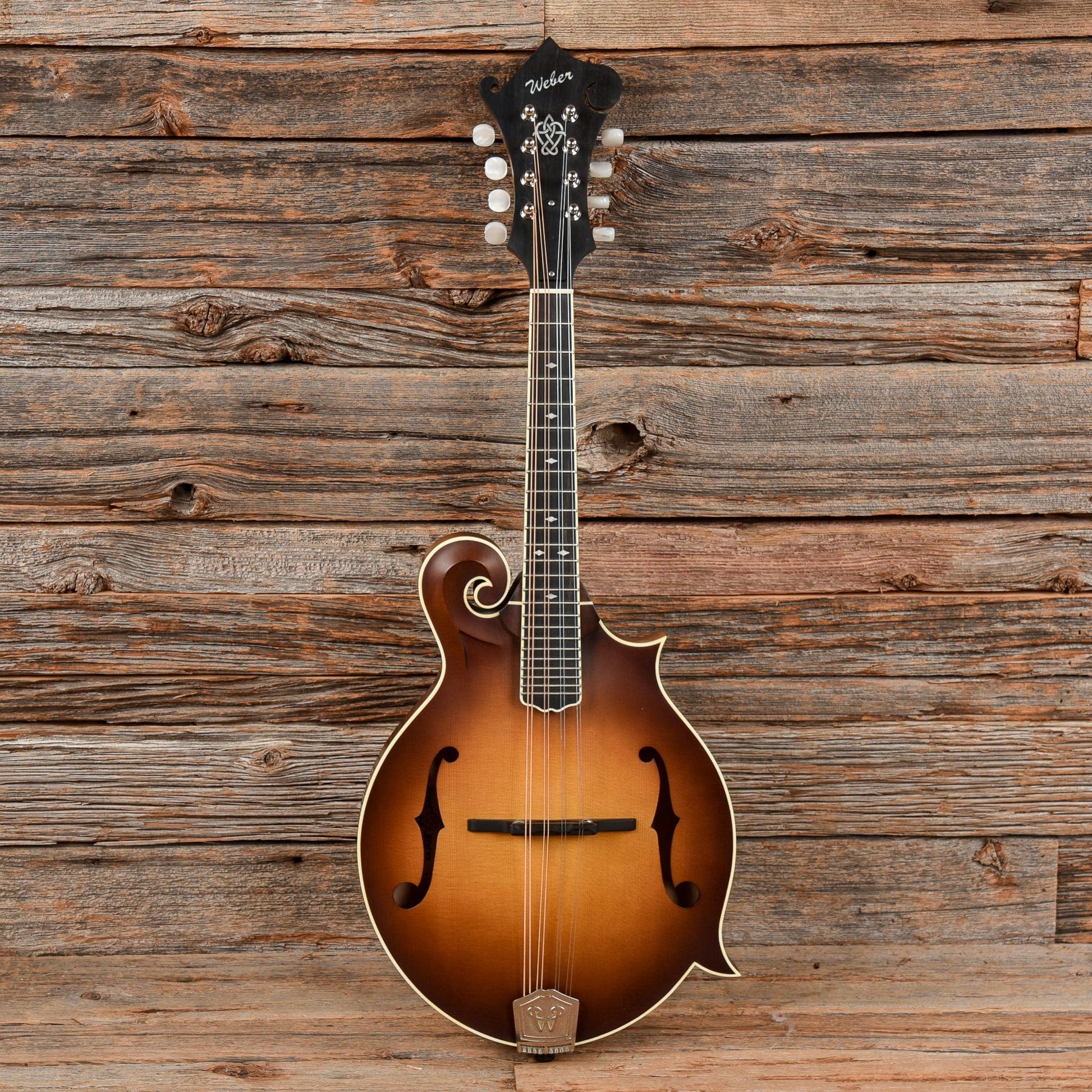 Weber Mandolins Bitteroot F-14-F Mandolin Faded Amber Burst Folk Instruments / Mandolins