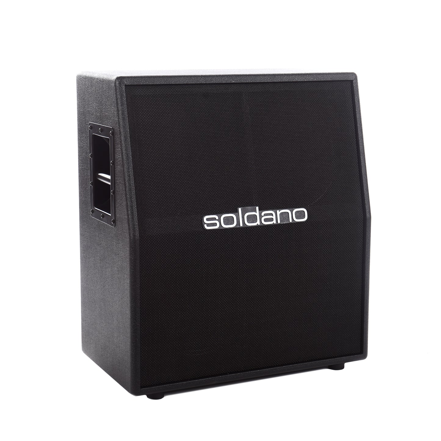 Soldano 2x12" Vertical Slant Cab 120w 8 Ohms Black Tolex Black Grille w/Celestion Vintage 30 Speakers