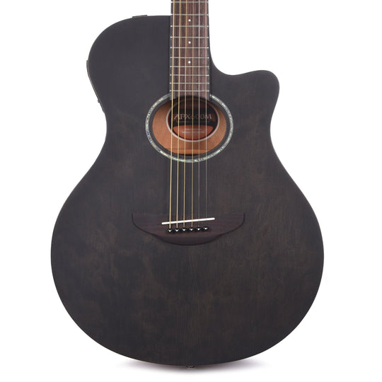 Yamaha APX600M Thinline Acoustic/Electric Guitar Smoky Black Acoustic Guitars / Built-in Electronics