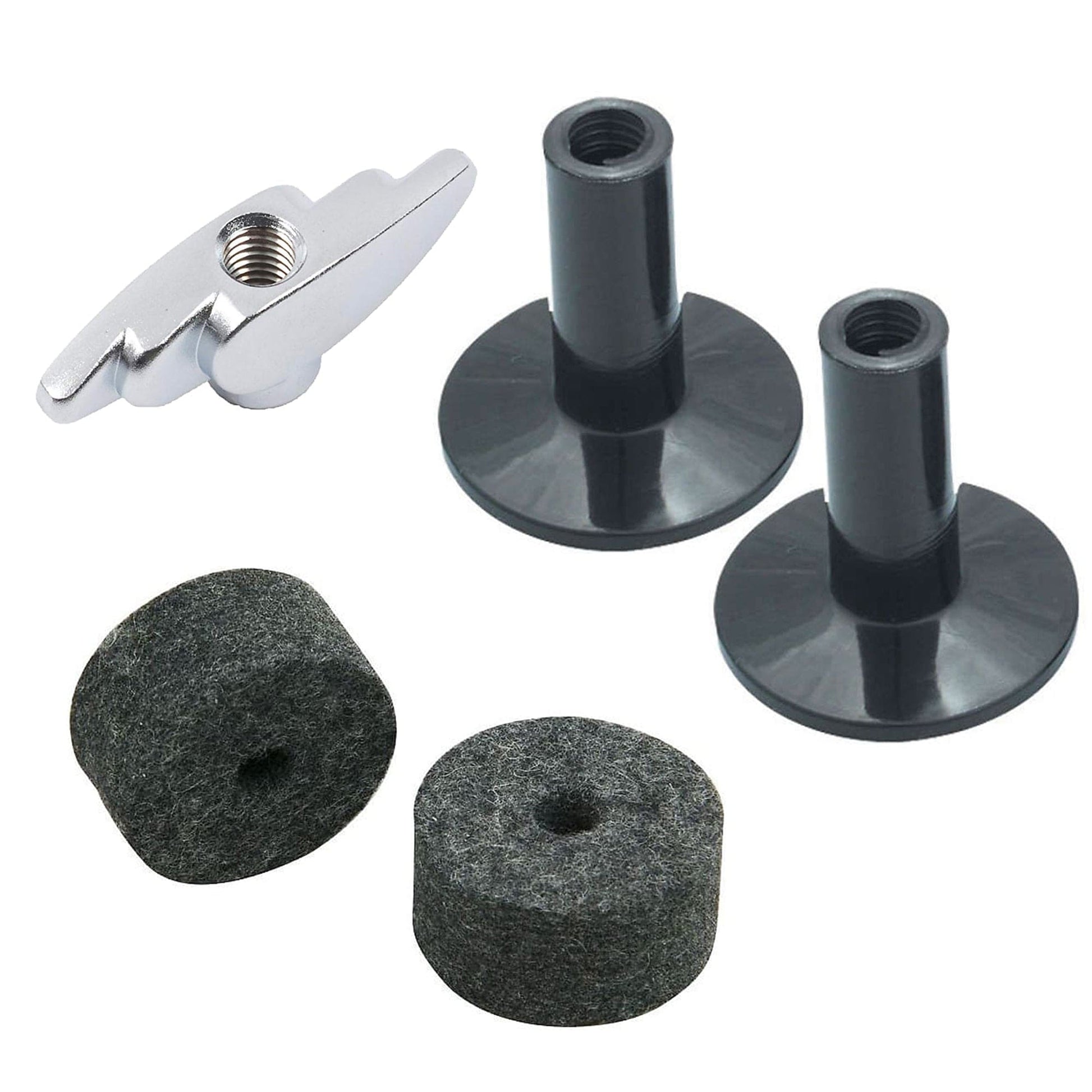 Yamaha Cymbal Accessory Pack w/Stand Felt Washer (2), Tilter Sleeves (2) and 8mm Wingnut (2) Bundle Drums and Percussion / Parts and Accessories / Drum Parts