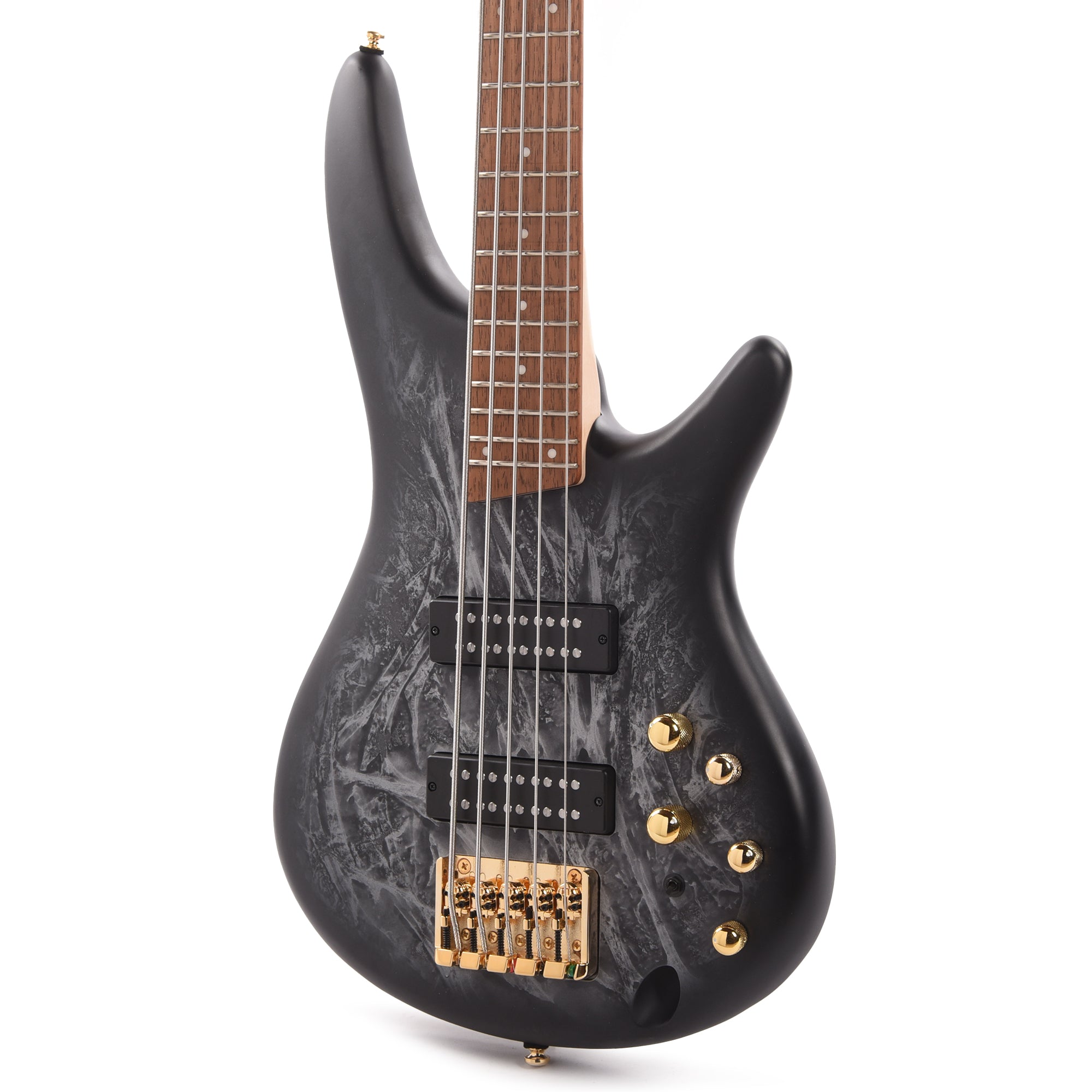 Ibanez SR305EDXBZM Standard 5-String Electric Bass Black Ice Frozen Matte