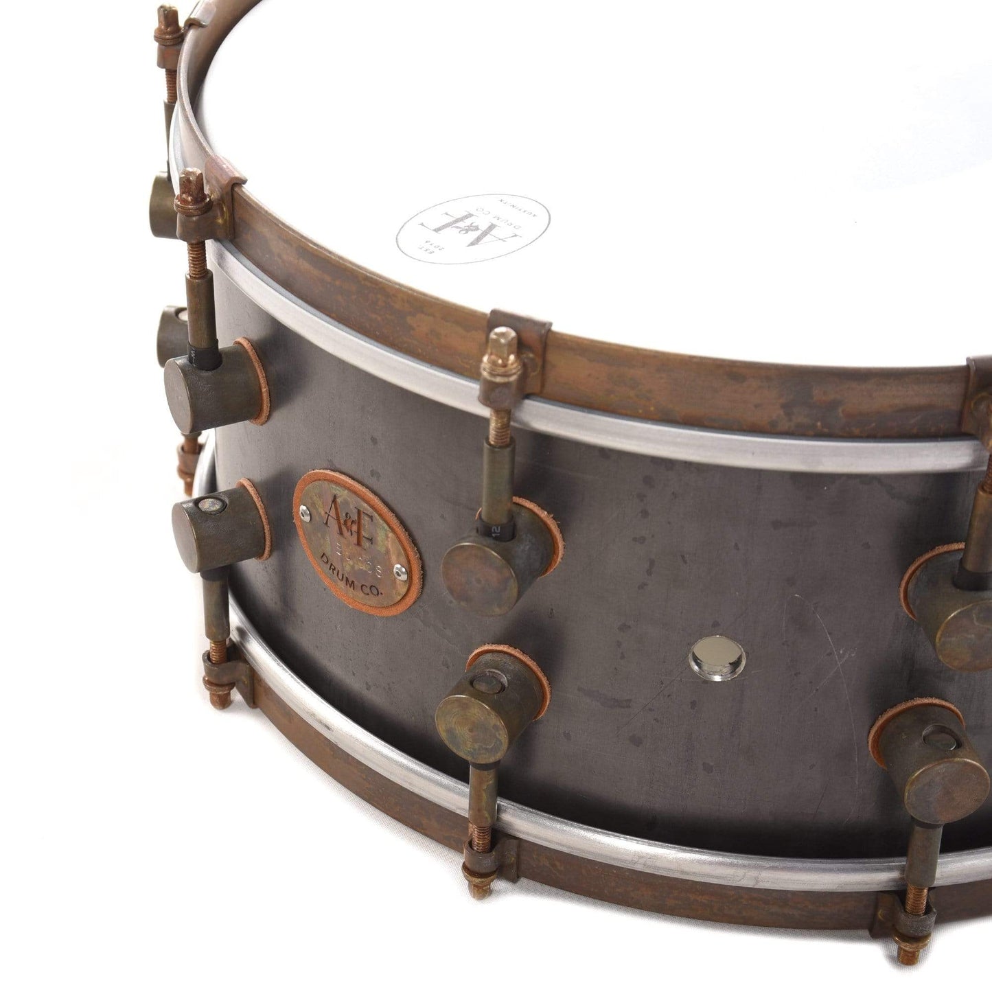 A&F Drum Co. 6.5x14 A&F'ers Raw Bell Steel Snare Drum Drums and Percussion / Acoustic Drums / Snare