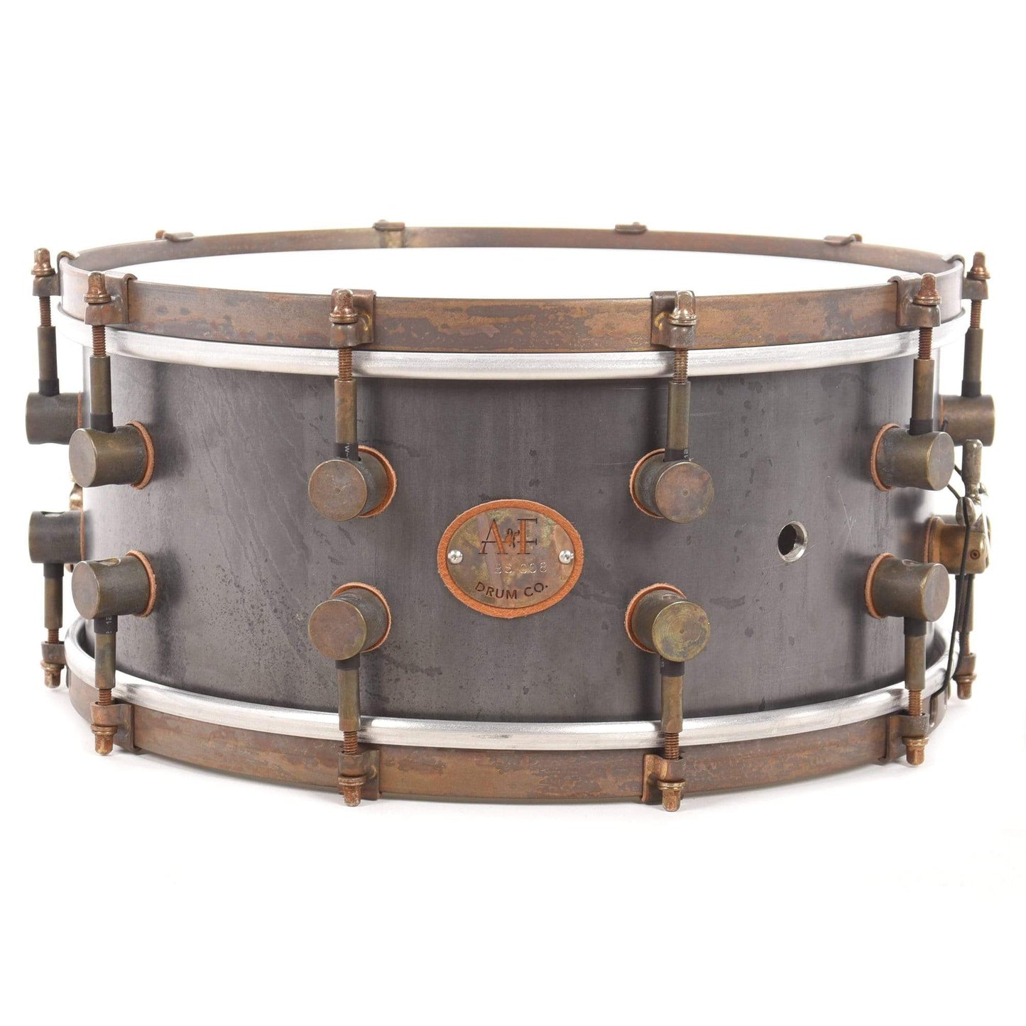 A&F Drum Co. 6.5x14 A&F'ers Raw Bell Steel Snare Drum Drums and Percussion / Acoustic Drums / Snare