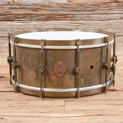 A&F Drum Co. 6.5x14 Raw Brass Snare Drum Drums and Percussion / Acoustic Drums / Snare