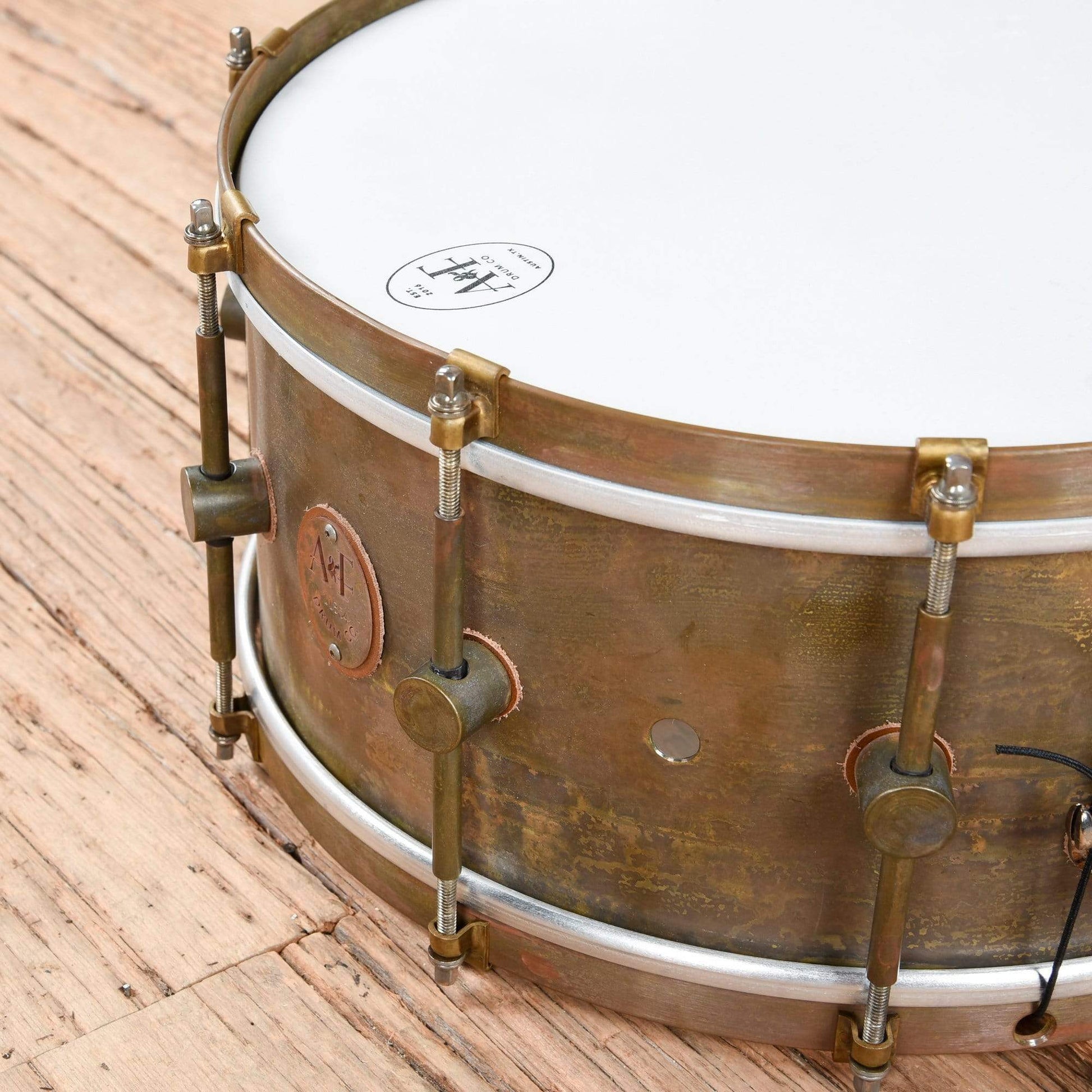 A&F Drum Co. 6.5x14 Raw Brass Snare Drum Drums and Percussion / Acoustic Drums / Snare