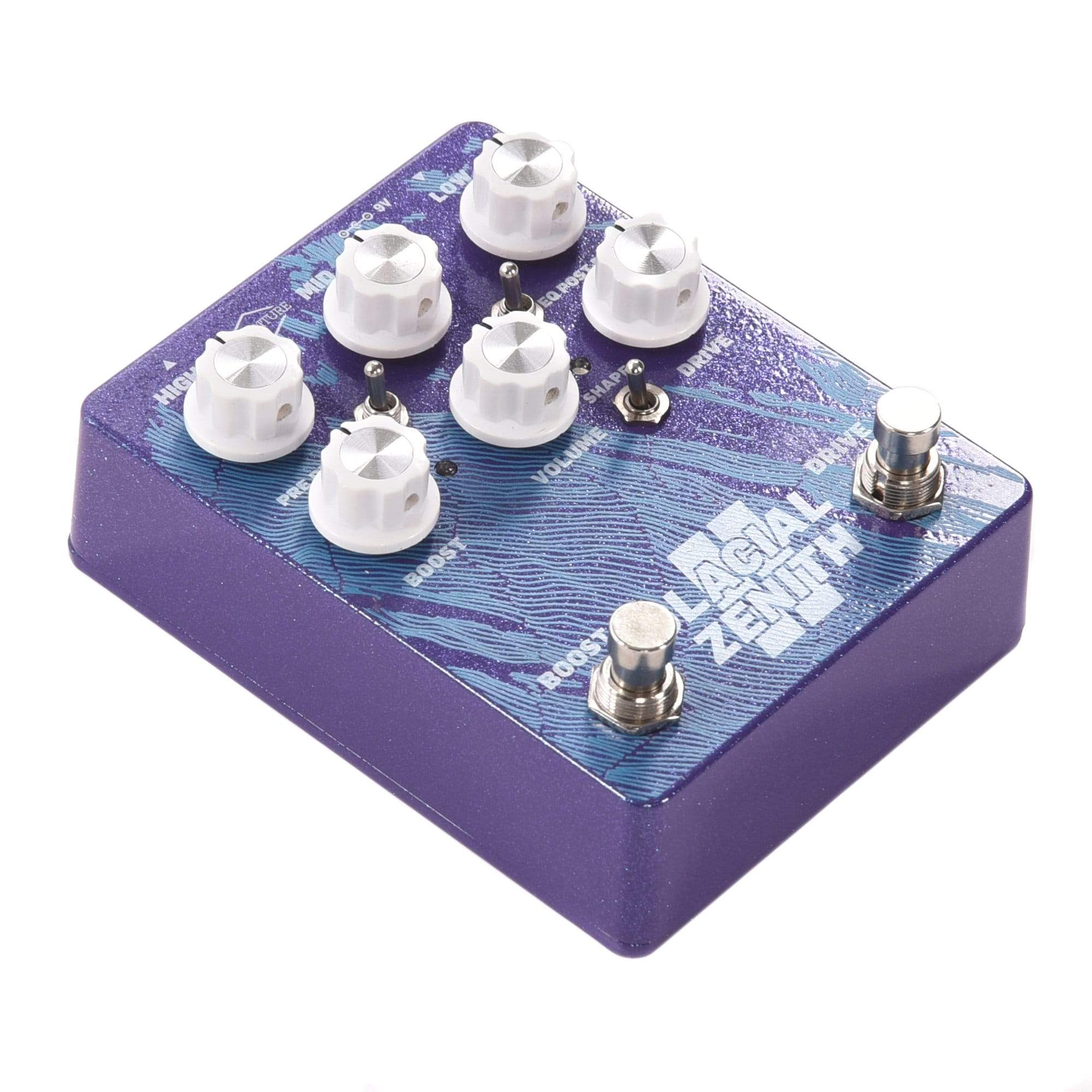 Adventure Audio Glacial Zenith V2 Purple Sparkle Overdrive 3 Band EQ B –  Chicago Music Exchange