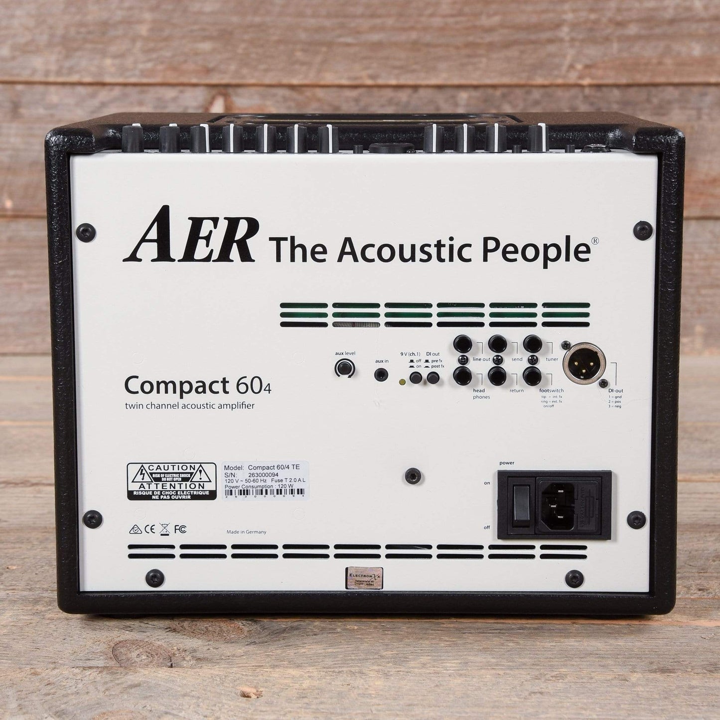 AER Compact 60/4 Tommy Emmanuel 60w 1x8 Acoustic Combo Amp Amps / Guitar Combos