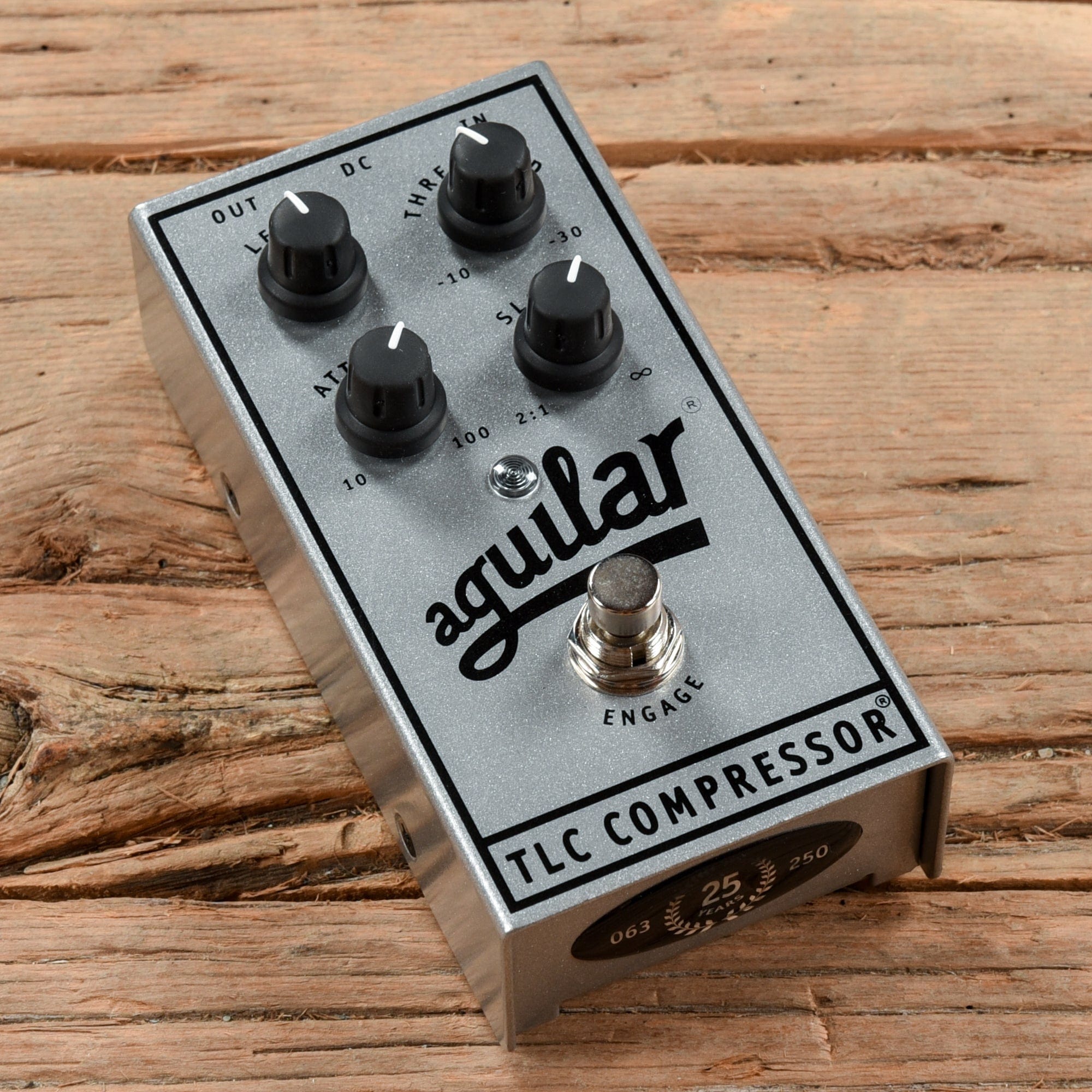 Aguilar TLC Bass Compressor Silver 25th Anniversary Edition – Chicago Music  Exchange