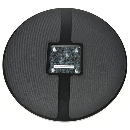 Ahead 14" White/Black S-Hoop Marching Pad with Snare Sound (Black Carbon Fiber) Drums and Percussion / Practice Pads