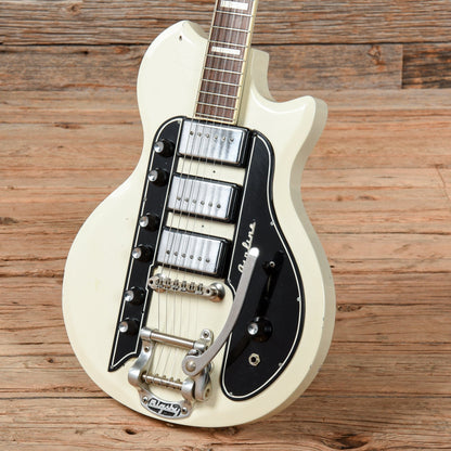 Airline Town & Country White 1960s Electric Guitars / Solid Body