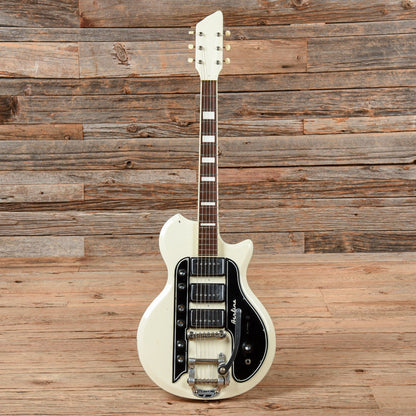 Airline Town & Country White 1960s Electric Guitars / Solid Body