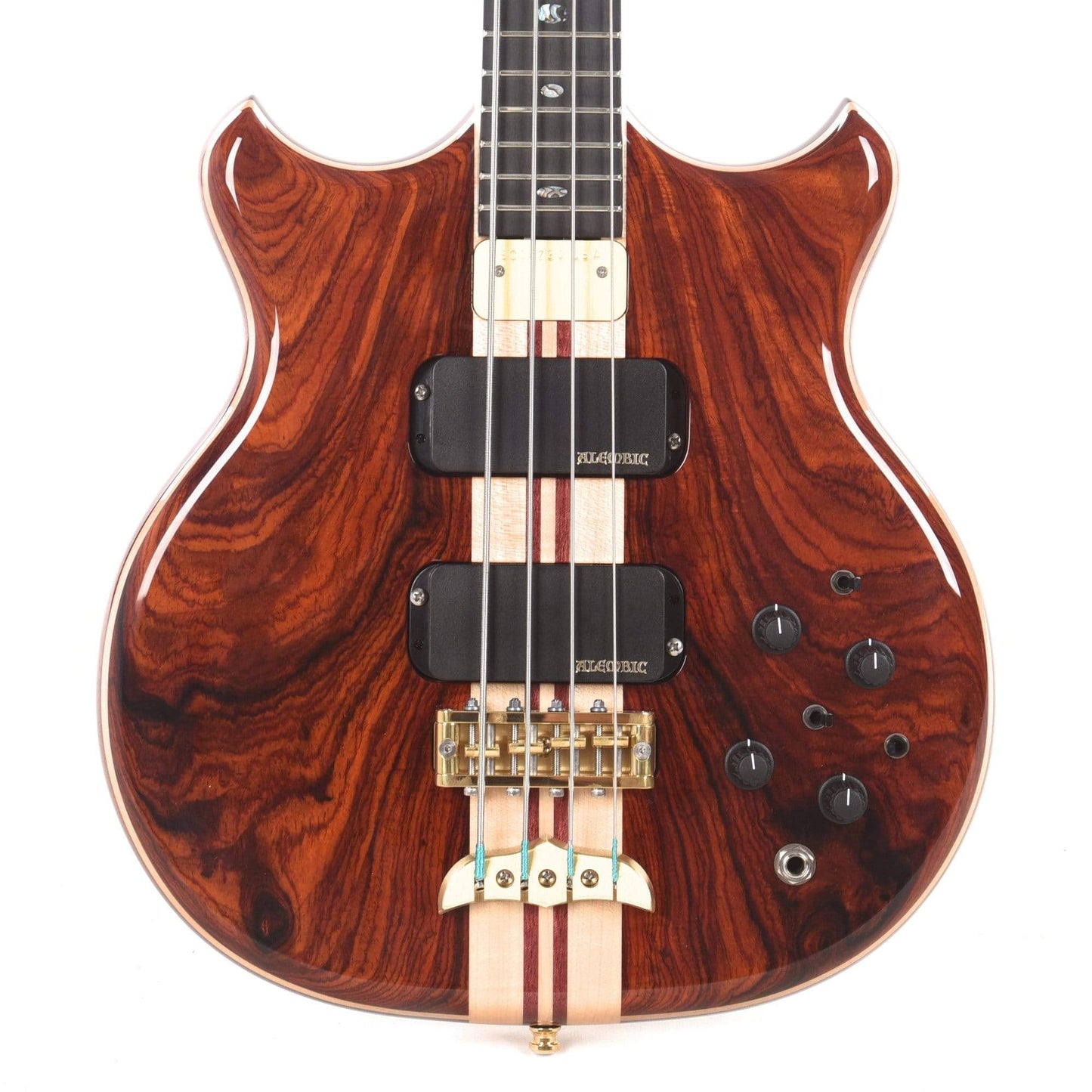 Alembic Clarke Deluxe Cocobolo Top/Back Ebony Fingerboard Bass Guitars / 4-String