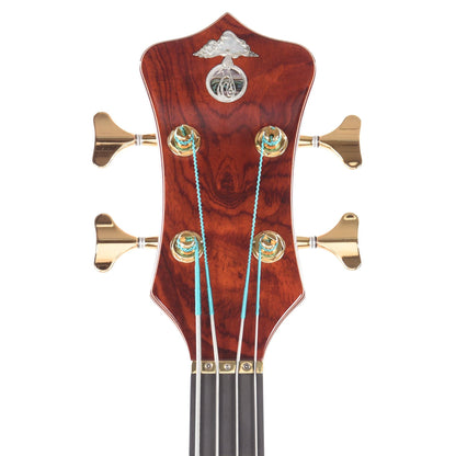 Alembic Clarke Deluxe Cocobolo Top/Back Ebony Fingerboard Bass Guitars / 4-String