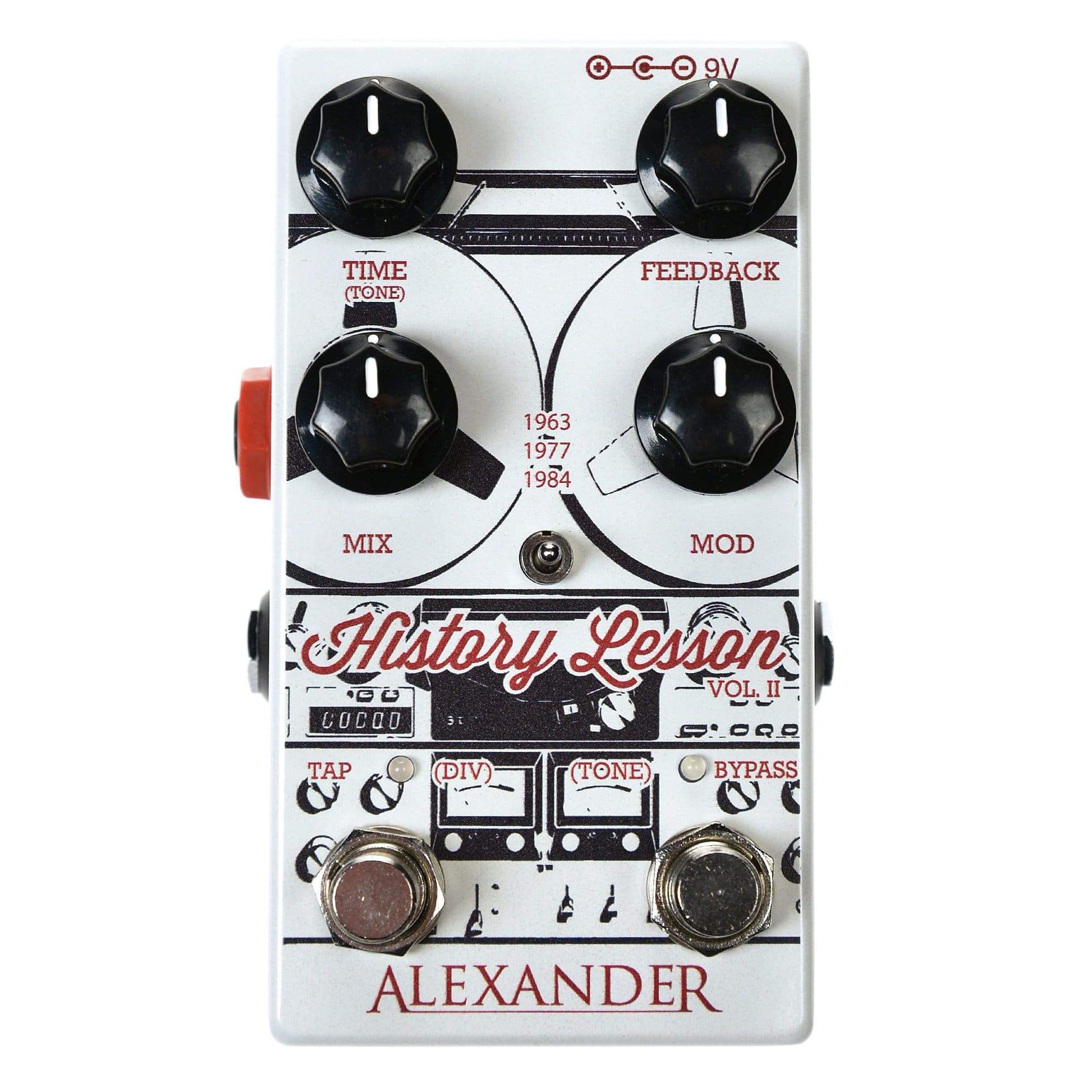 Alexander Pedals History Lesson Tap Tempo Delay v2 Effects and Pedals / Delay