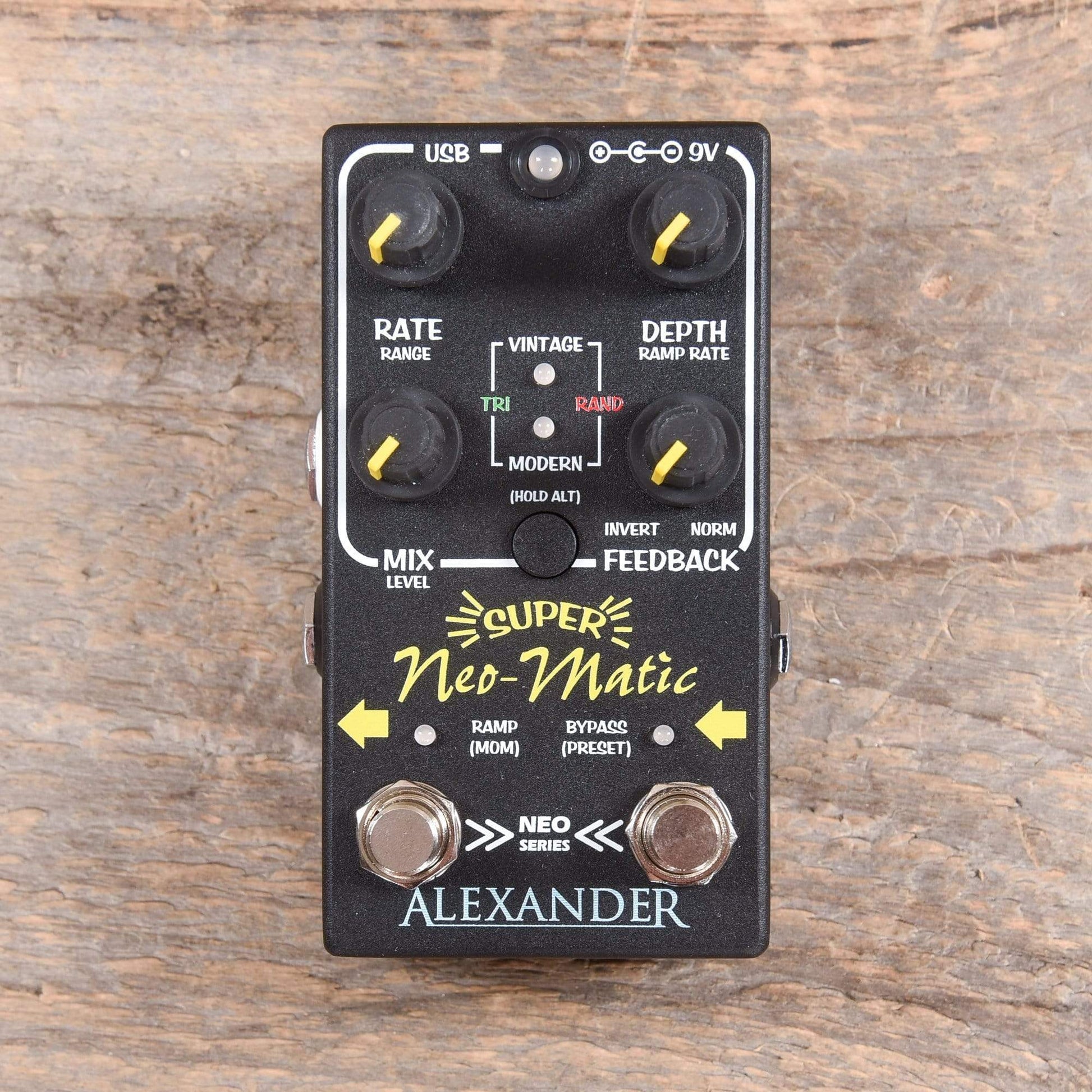 Alexander Pedals Super Neo-Matic Delay Modulator Effects and Pedals / Delay