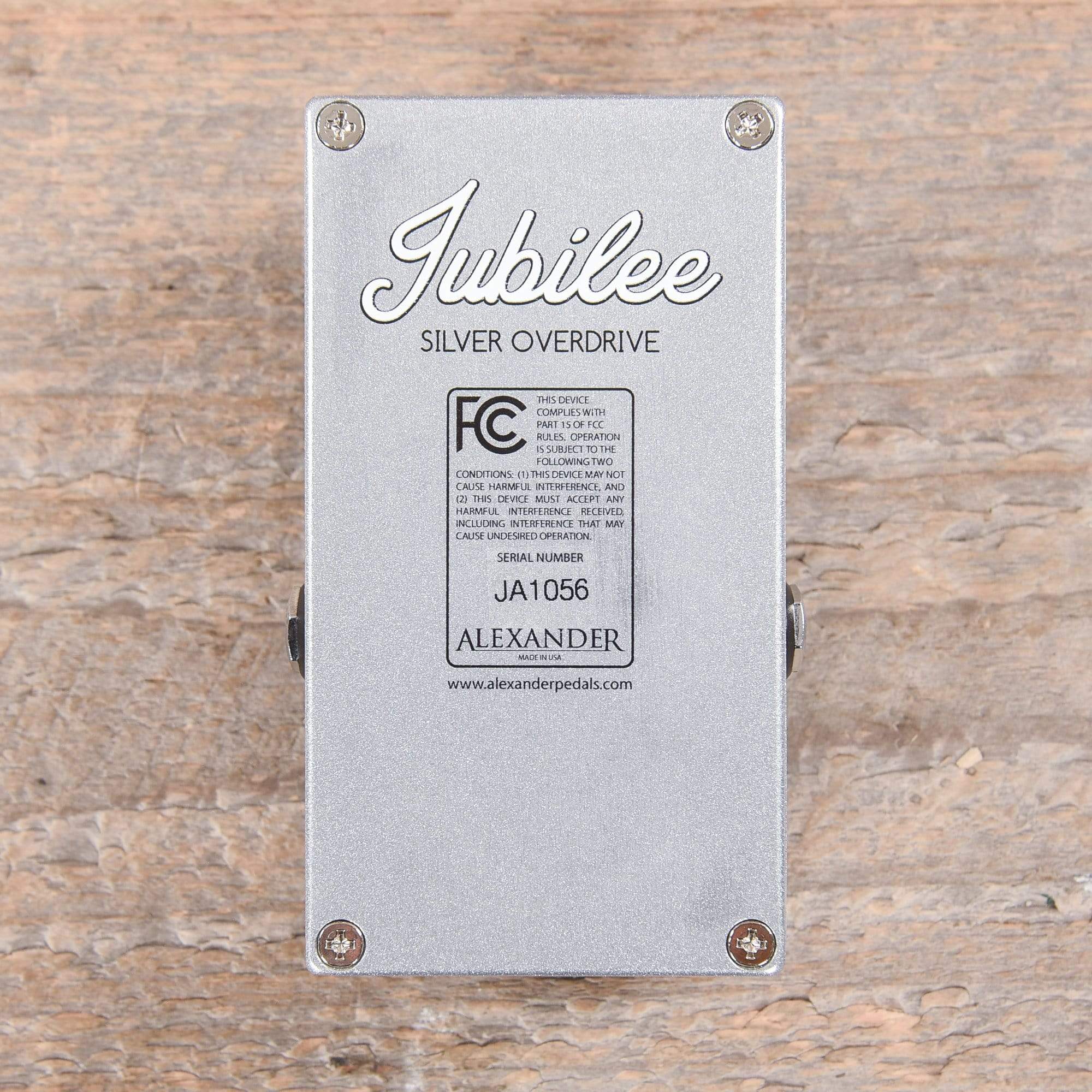 Alexander Pedals Jubilee Silver Overdrive – Chicago Music Exchange