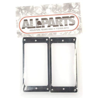 Allparts Humbucker Pickup Rings Set Curved - Black Parts / Guitar Pickups