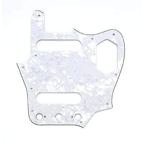 Allparts Pickguard for Jaguar 3-Ply White Pearloid Parts / Pickguards