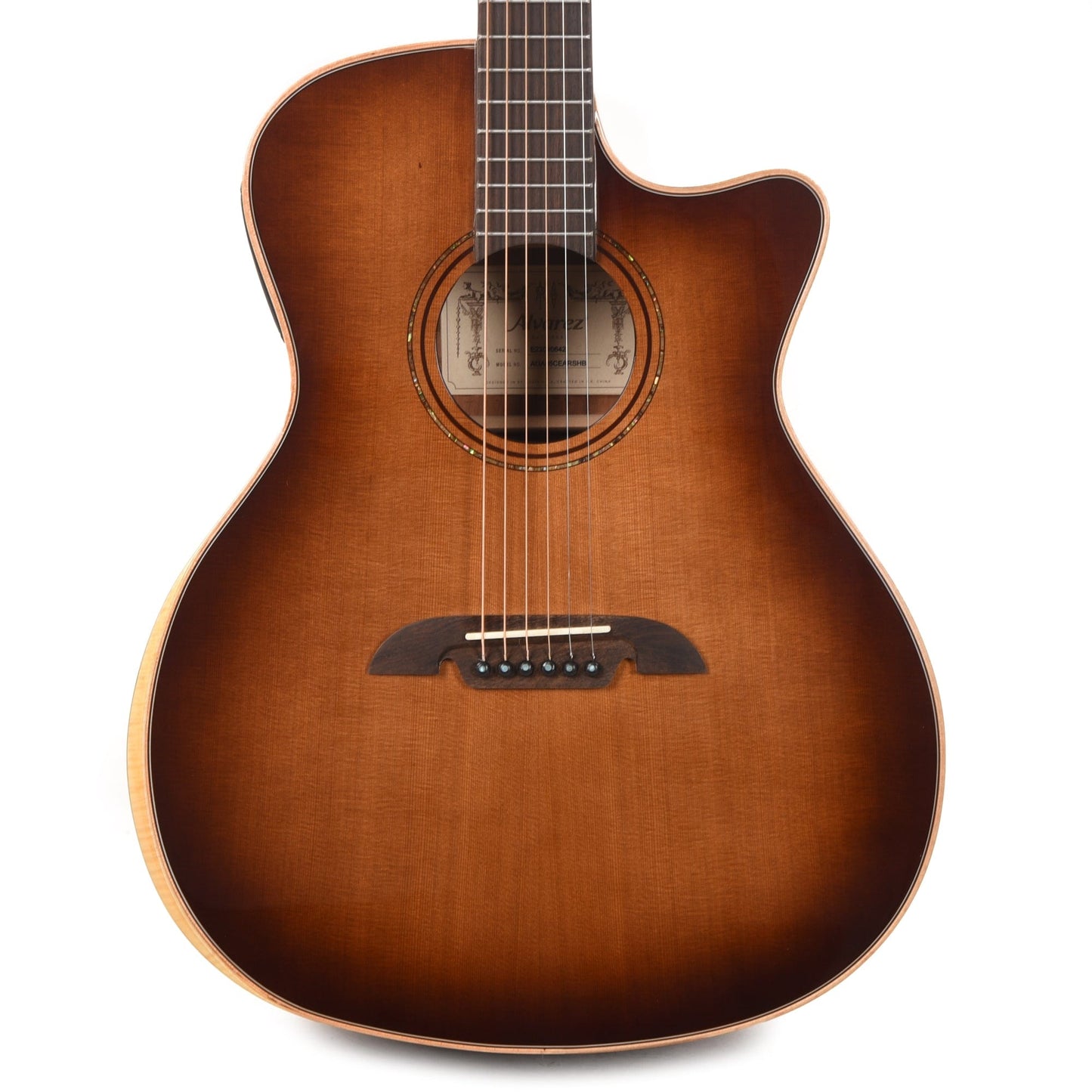 Alvarez AGA95CEARSHB Artist Elite Acoustic Guitar Shadowburst Gloss Acoustic Guitars / Dreadnought