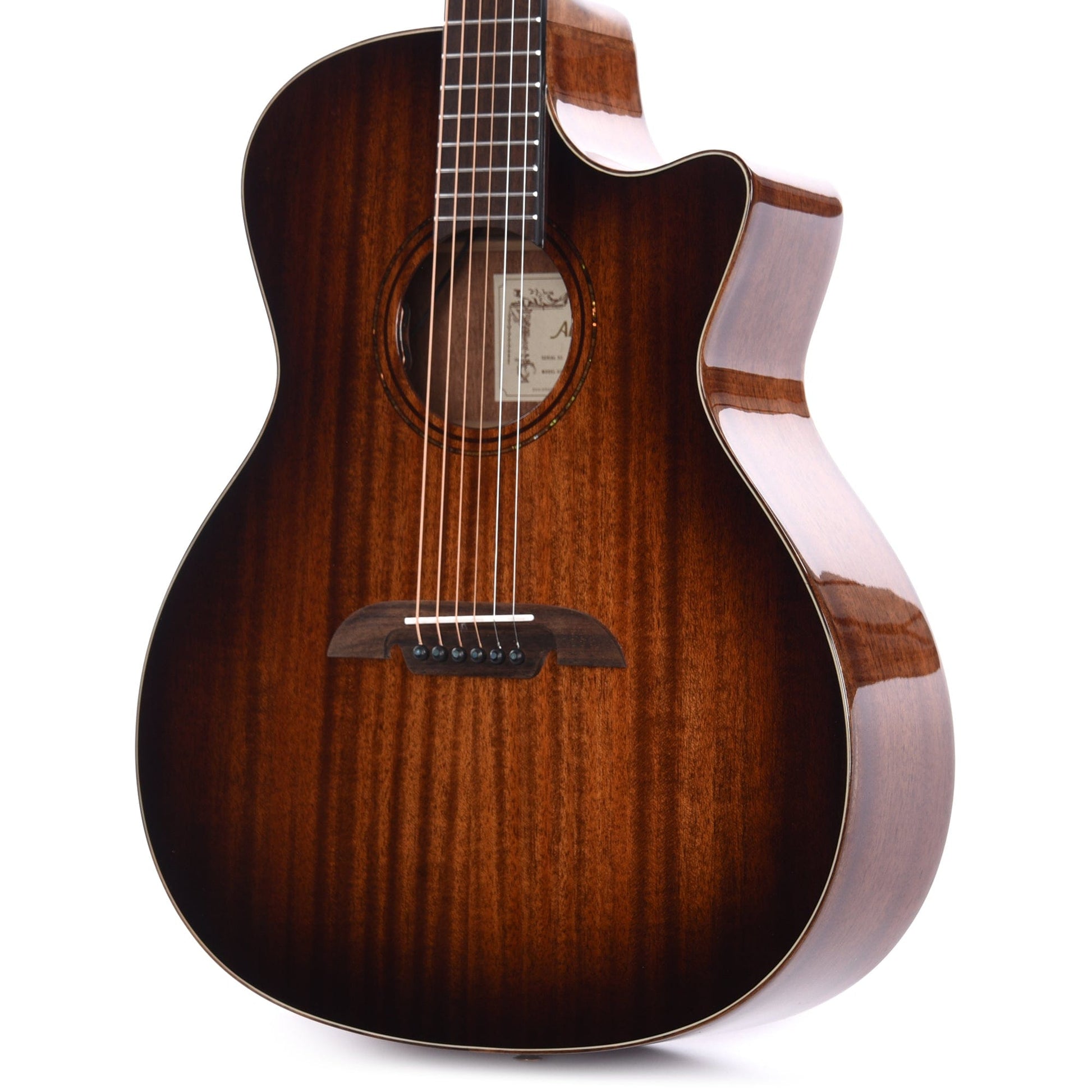 Alvarez Artist AG66CESHB Deluxe Grand Auditorium Shadowburst w/LR Baggs VTC Acoustic Guitars / OM and Auditorium