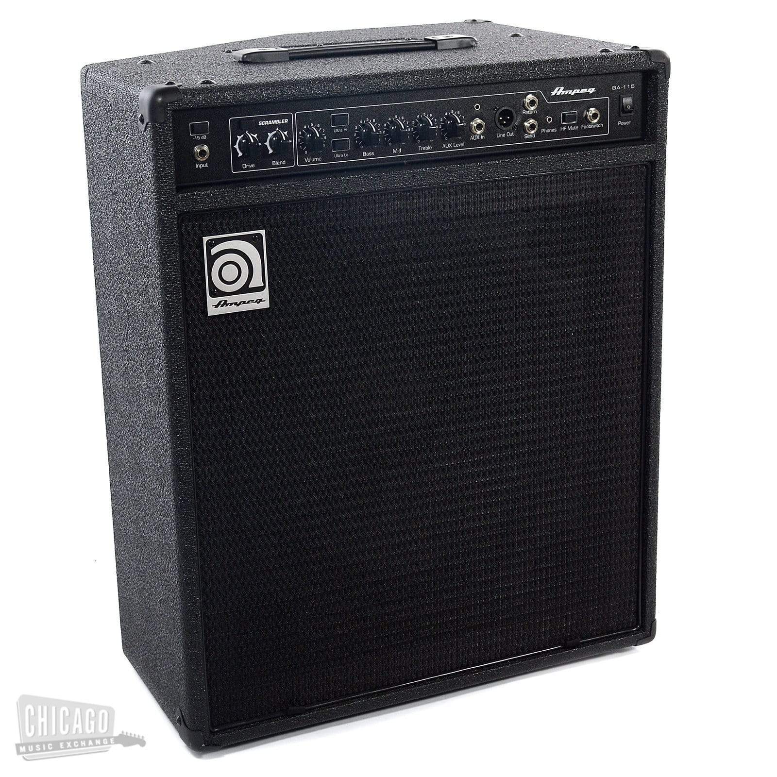 Ampeg BA-115 150W 1x15 Bass Combo Amplifier v2 Amps / Bass Combos