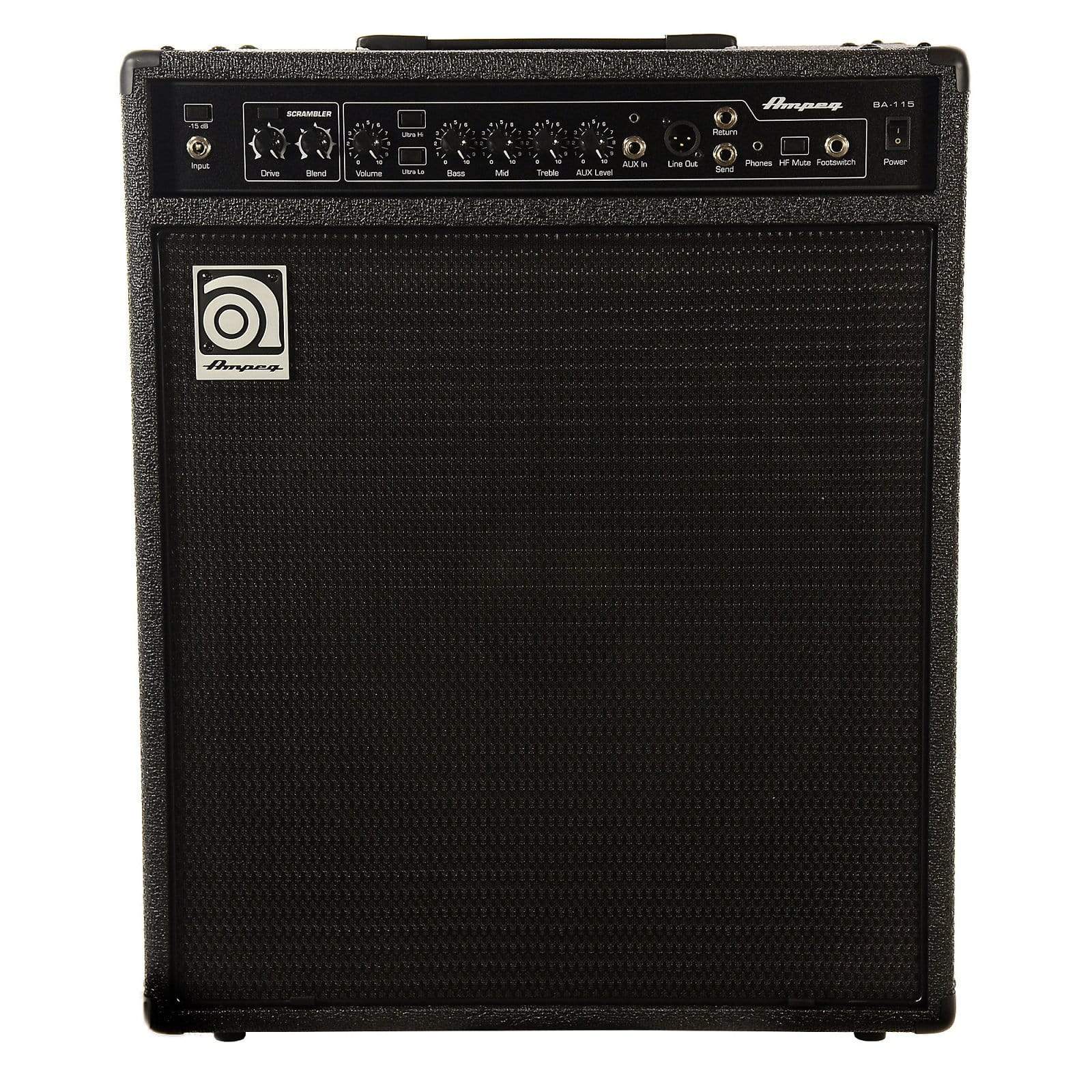 Ampeg BA-115 150W 1x15 Bass Combo Amplifier v2 Amps / Bass Combos